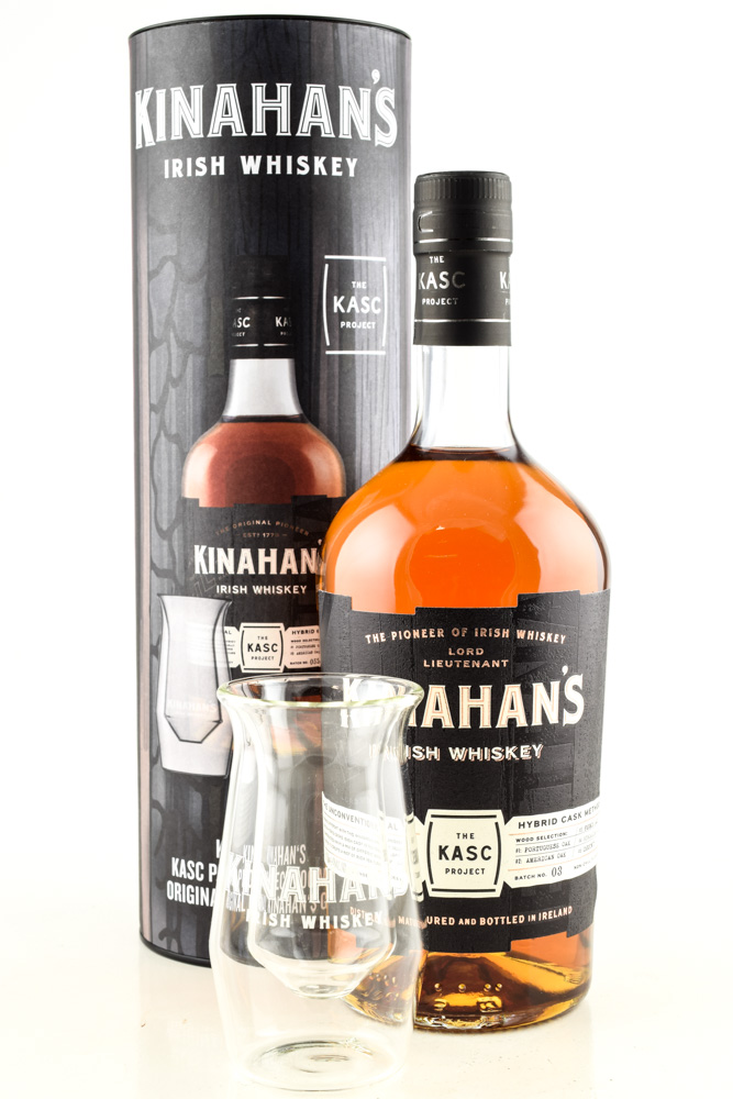 Kinahan's The Kasc Project 43%vol. 0,7l with Glass Kinahan's The Kasc Project 43%vol. 0,7l with Glass