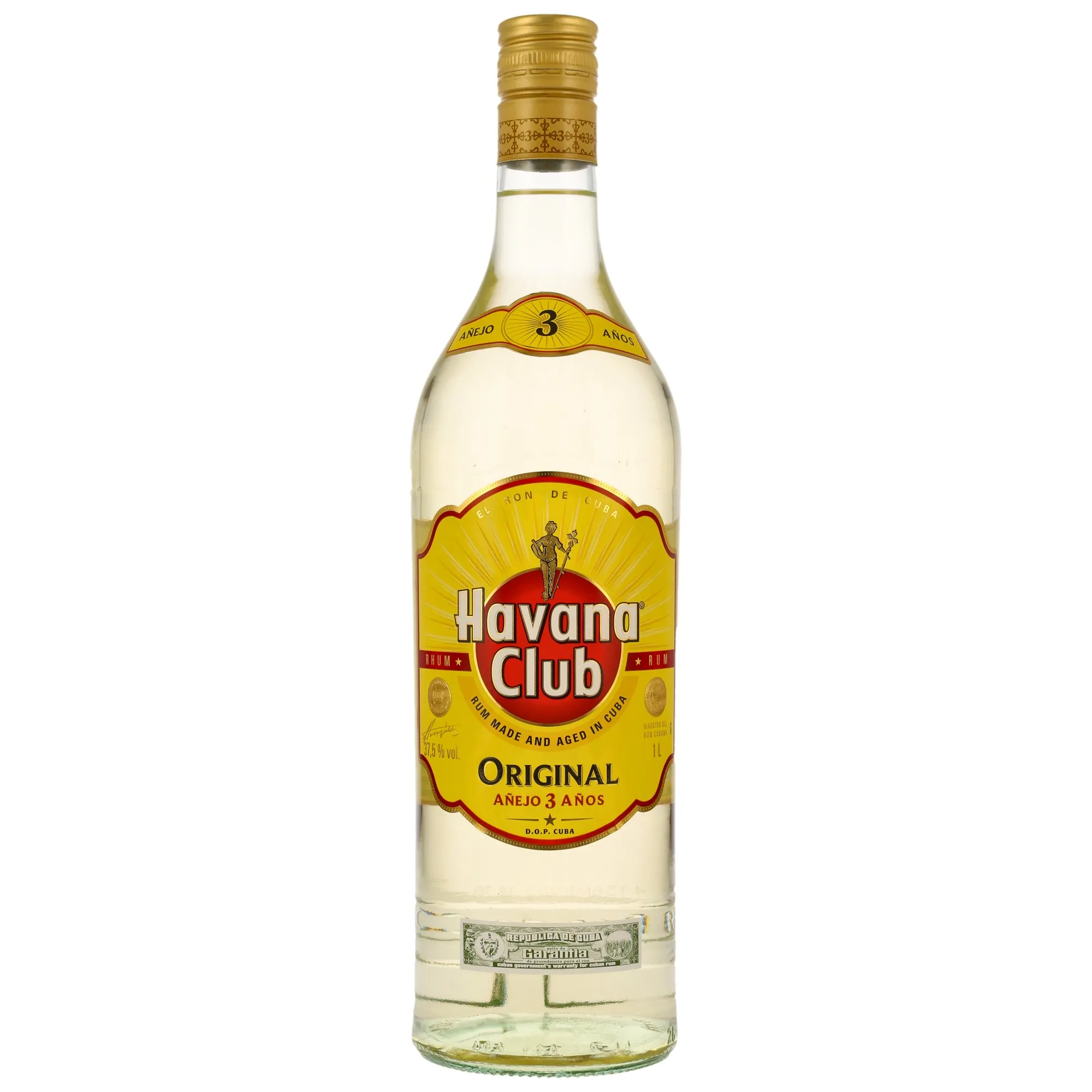 Havana Club 3 Jahre, (1 Liter) 37,5%
