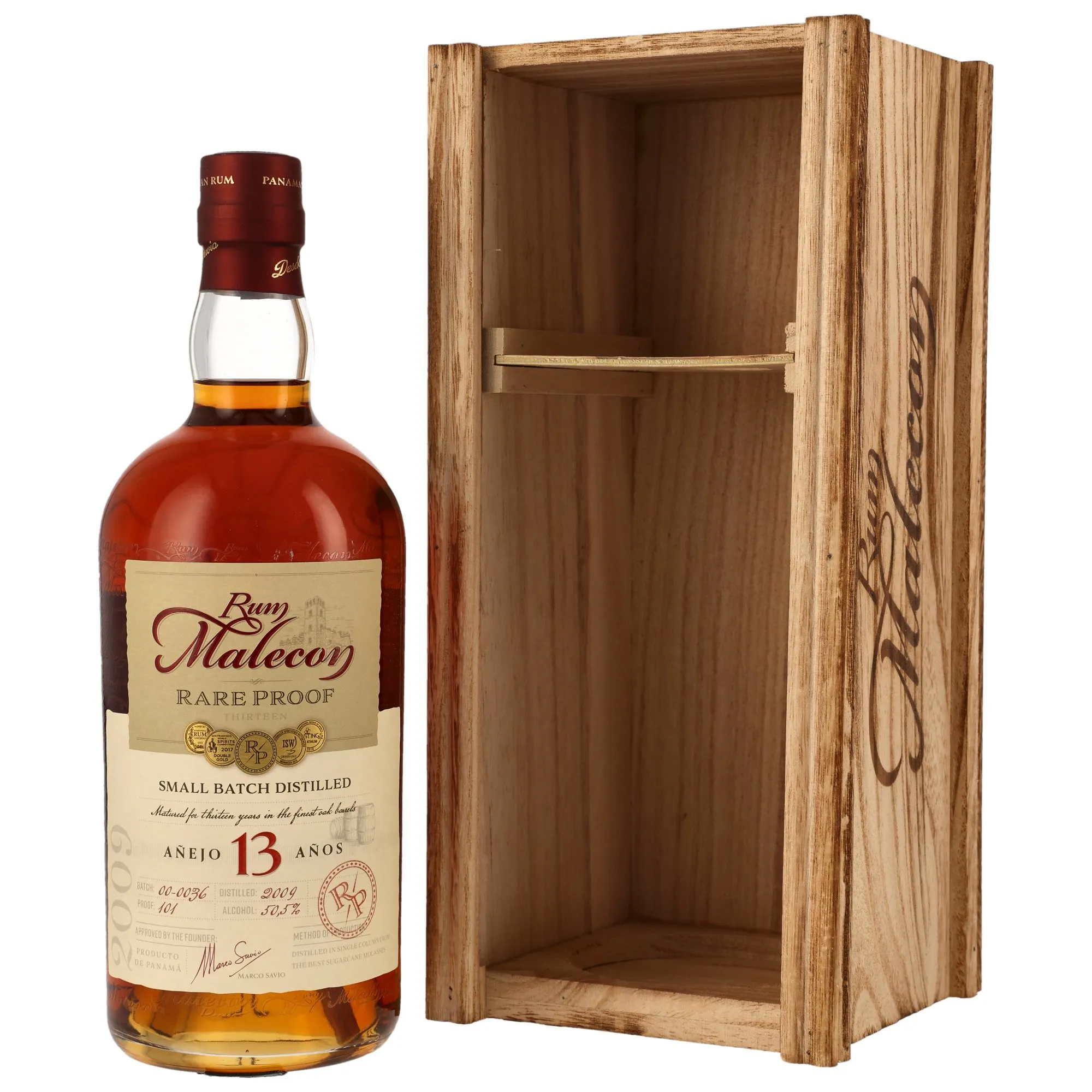 Malecon 13 Jahre Rare Proof Distilled 2009