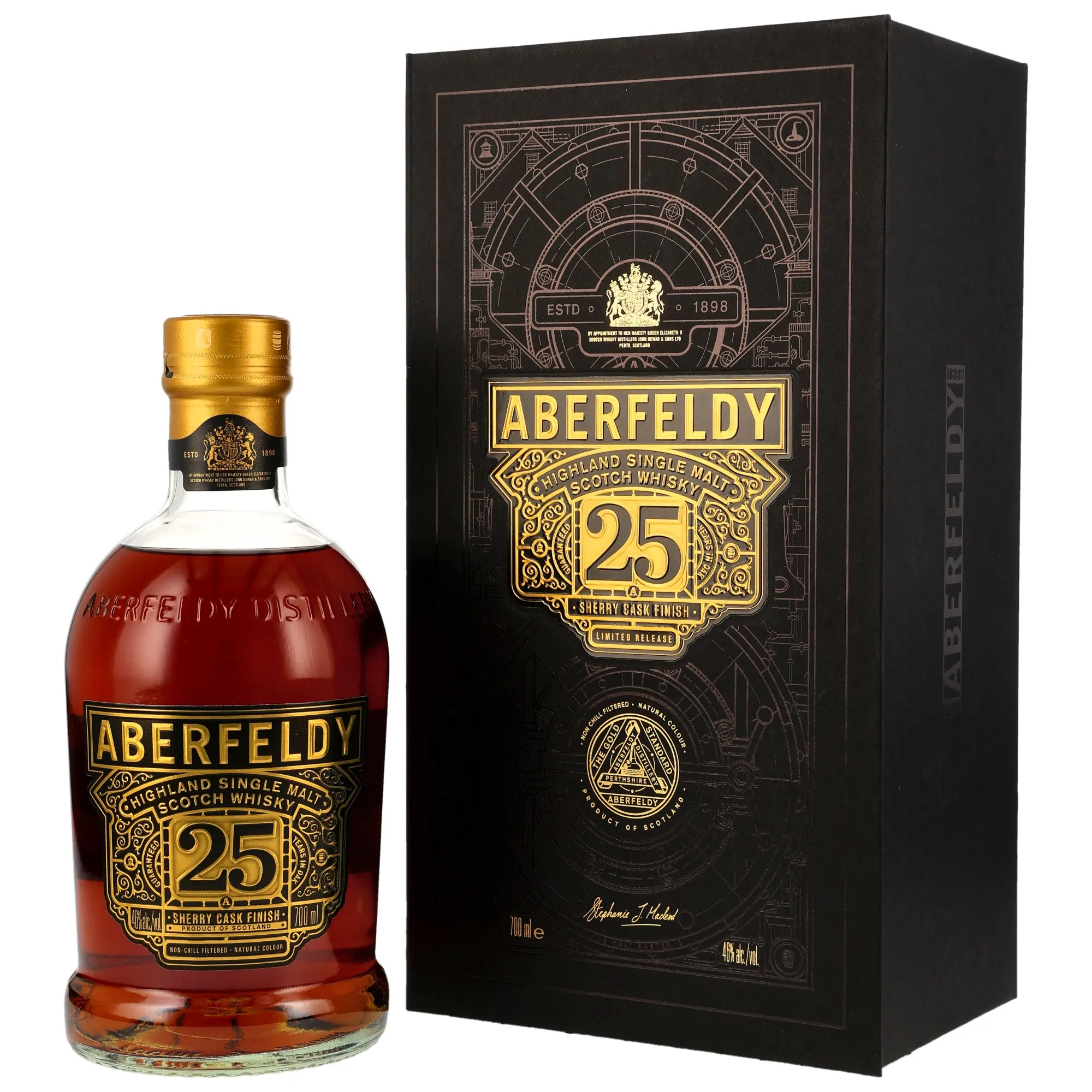 Aberfeldy 25 Jahre - Limited Release - Oloroso Sherry Cask Finish