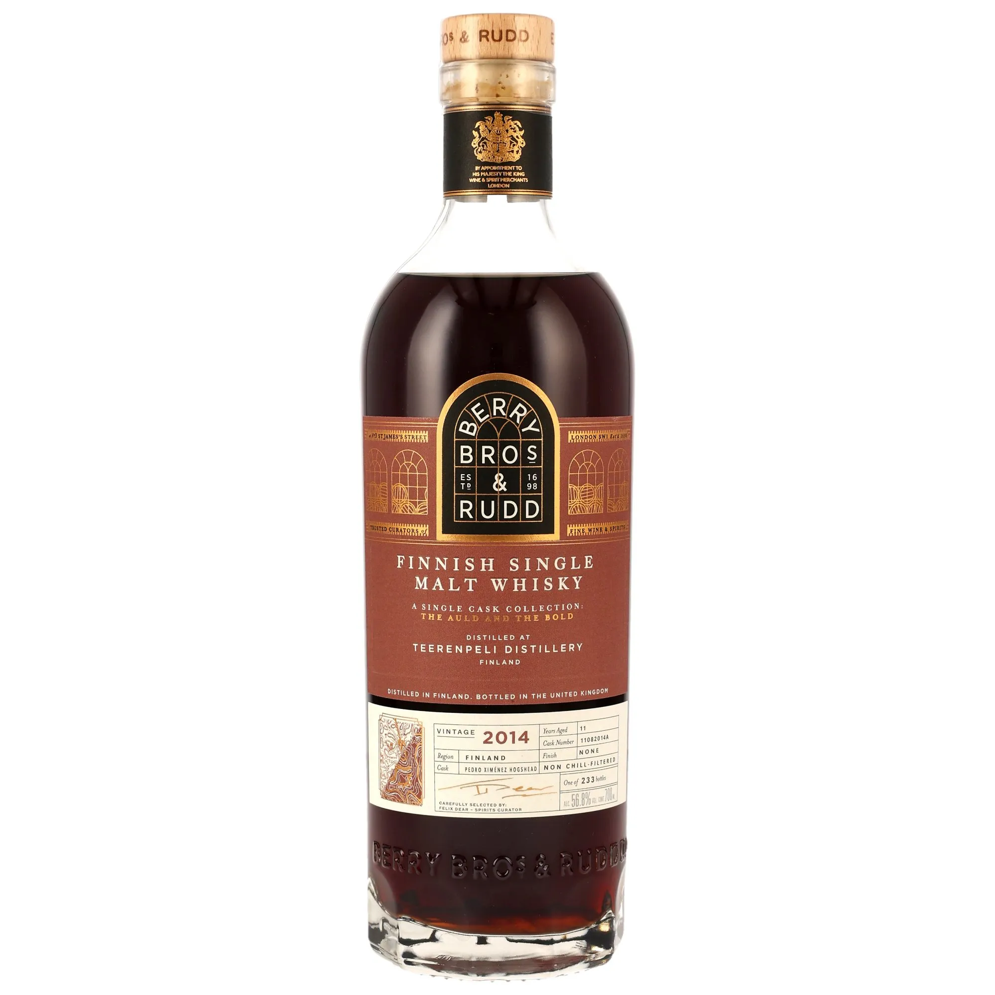 Teerenpeli 2014 - 11 Year Old - PX Hogshead #11082014A The Auld & The Bold (Berry Bros & Rudd)
