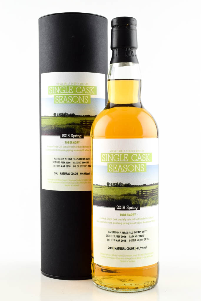Tobermory 11 Year Old 1st-fill Sherry Butt Single Cask Seasons Signatory 49.9% vol. 0,7l