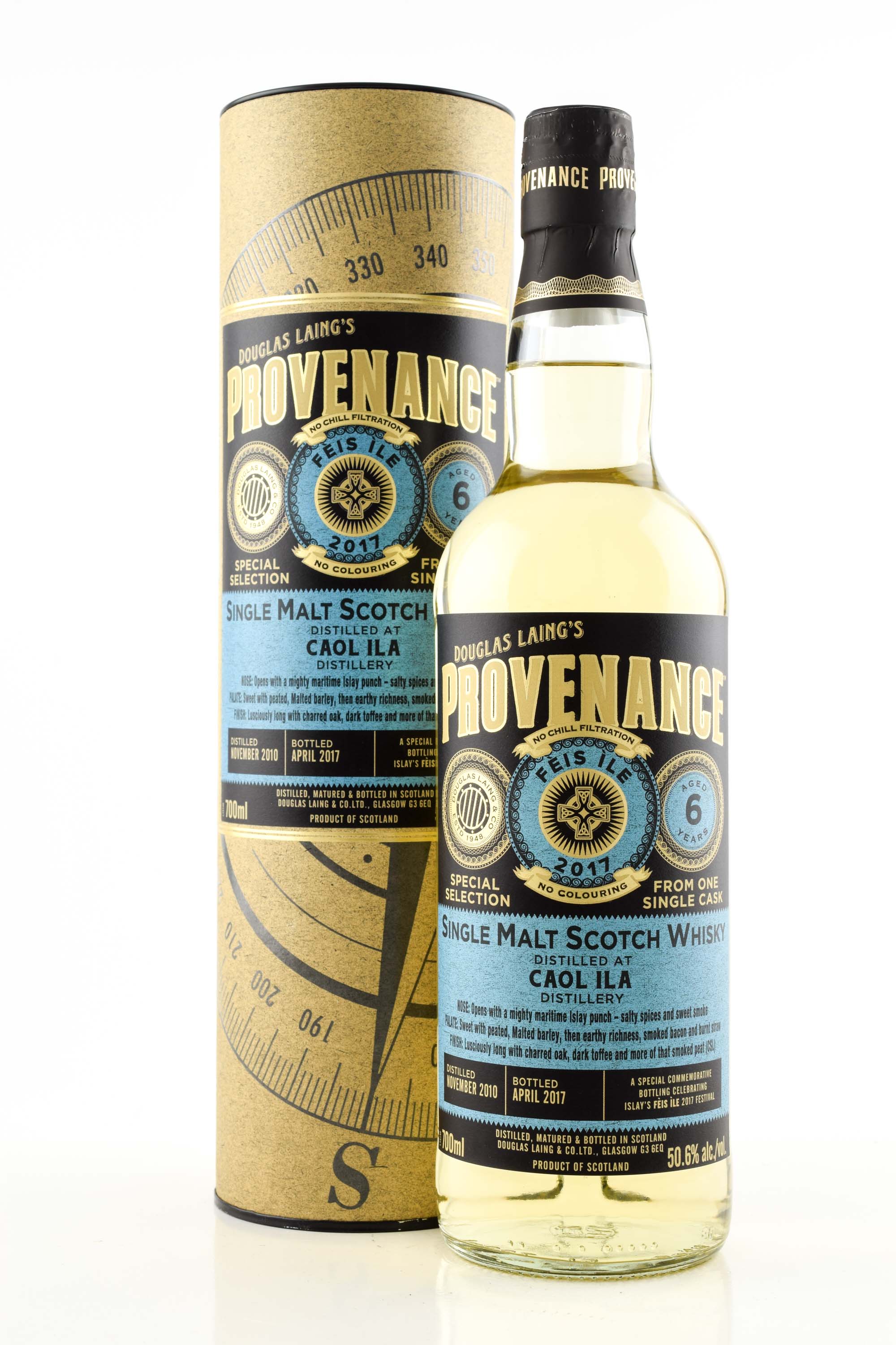 Caol Ila six Year Old Feis Ile 2017 Douglas Laing's provenance 50.6% vol. 0,7l