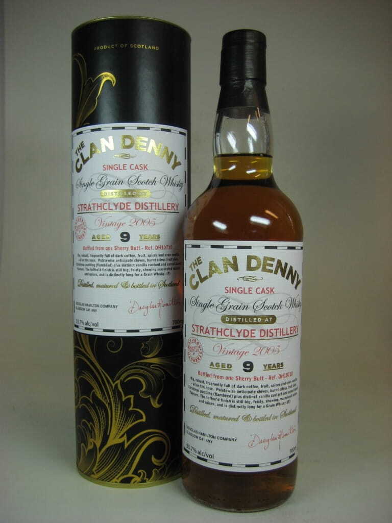 Strathclyde 9 Year Old Vintage 2005 Clan Denny 55.7% vol. 0,7l Strathclyde 9 Year Old Vintage 2005 Clan Denny 55.7% vol. 0,7l