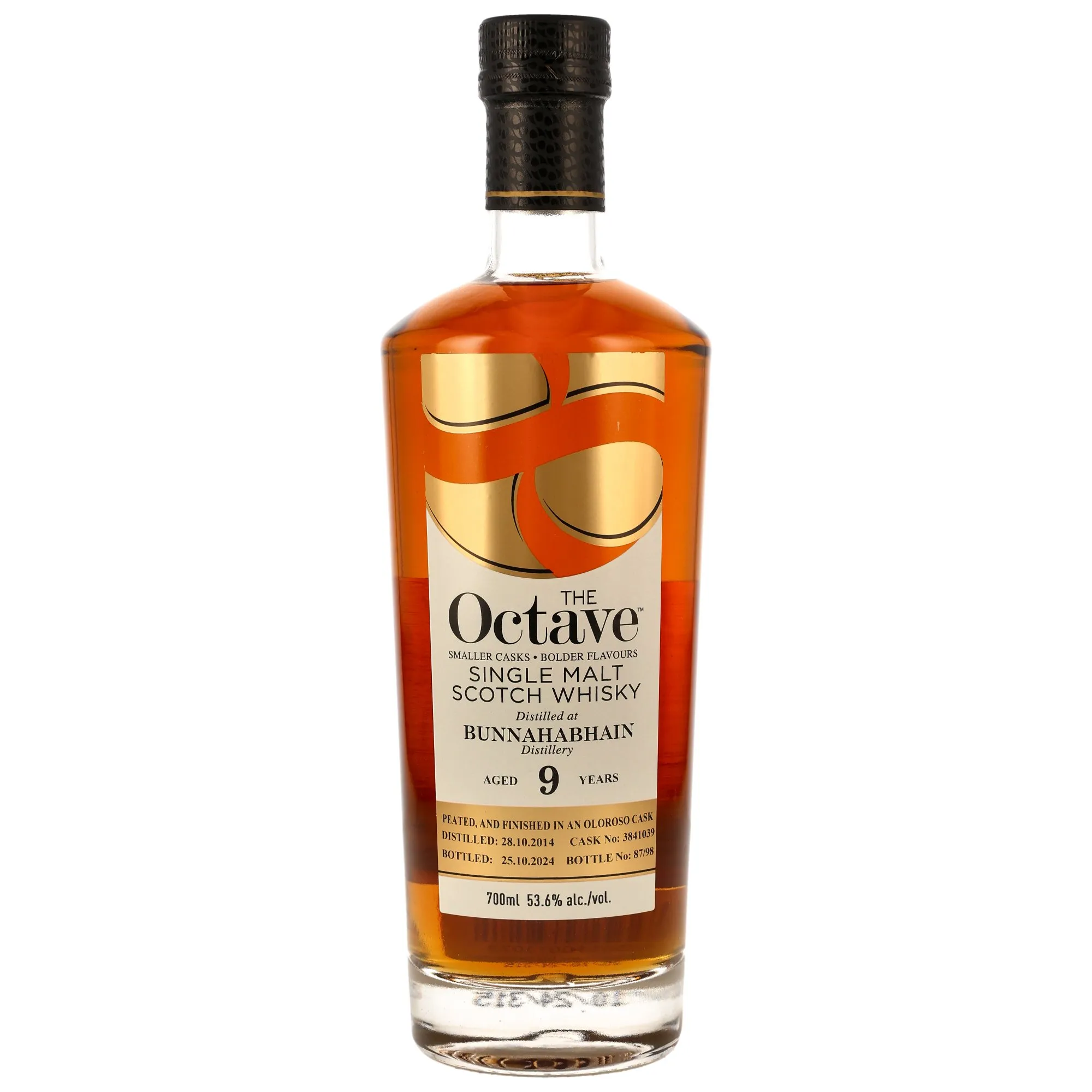 Bunnahabhain The Octave 9 Year Old, Oloroso Sherry Cask, Cask #3841039, 2014, Duncan Taylor, 53.6%