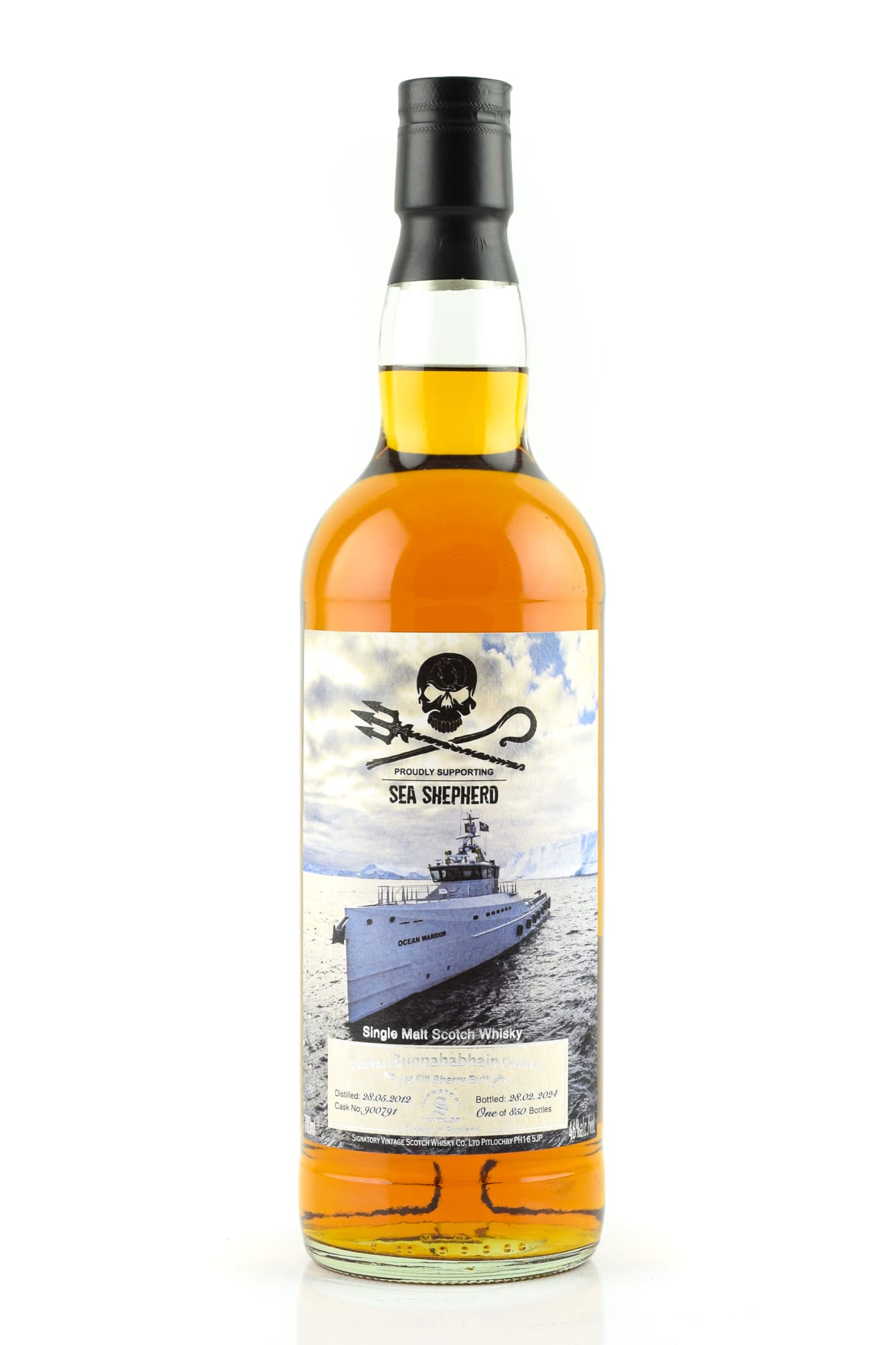 Bunnahabhain 2012/2024 1st-fill Sherry Butt #900971 proudly supporting Sea Shepherd