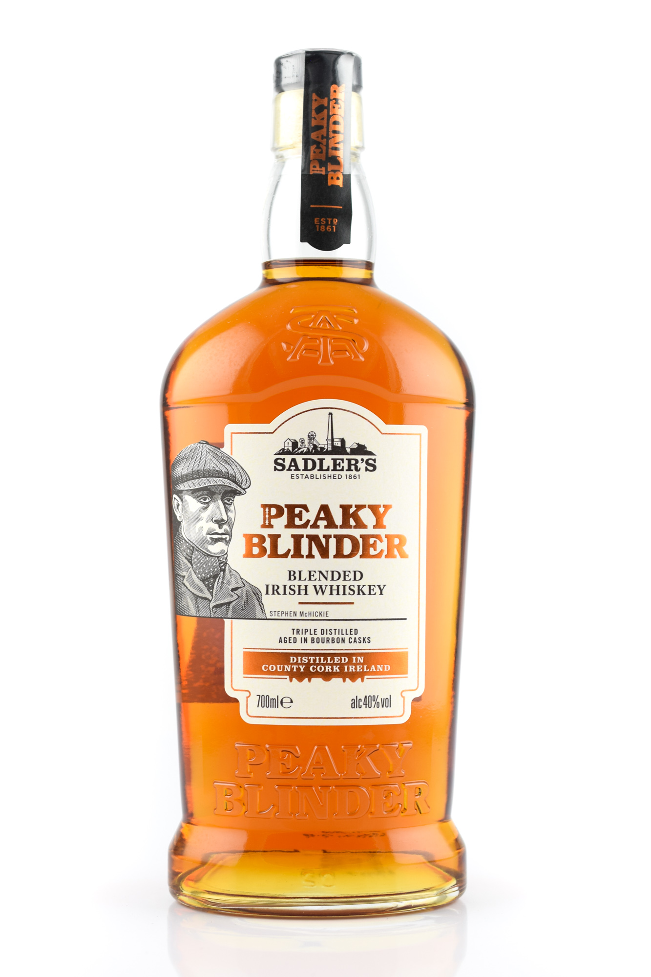 Peaky Blinder Bourbon Casks Blended Irish Whiskey 40%vol. 0,7l Peaky Blinder Bourbon Casks Blended Irish Whiskey 40%vol. 0,7l