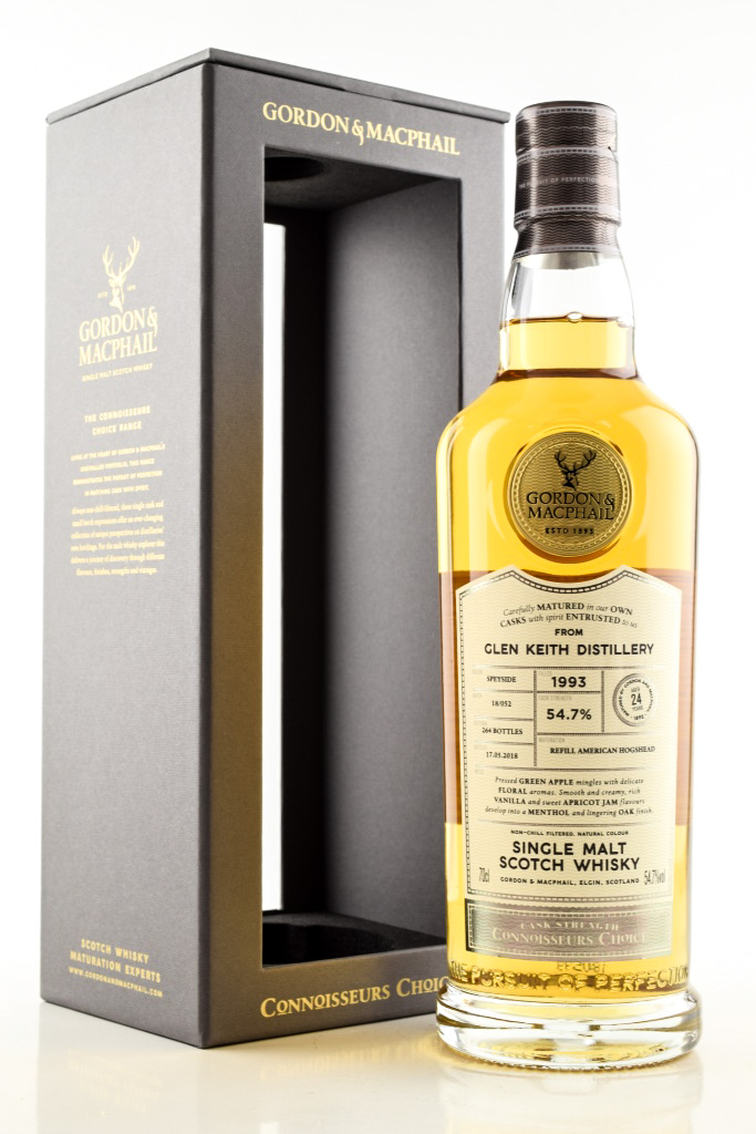 Glen Keith 1993/2018 Refill American Hogshead Gordon & MacPhail Connoisseurs Ch. 54,7%vol. 0,7l