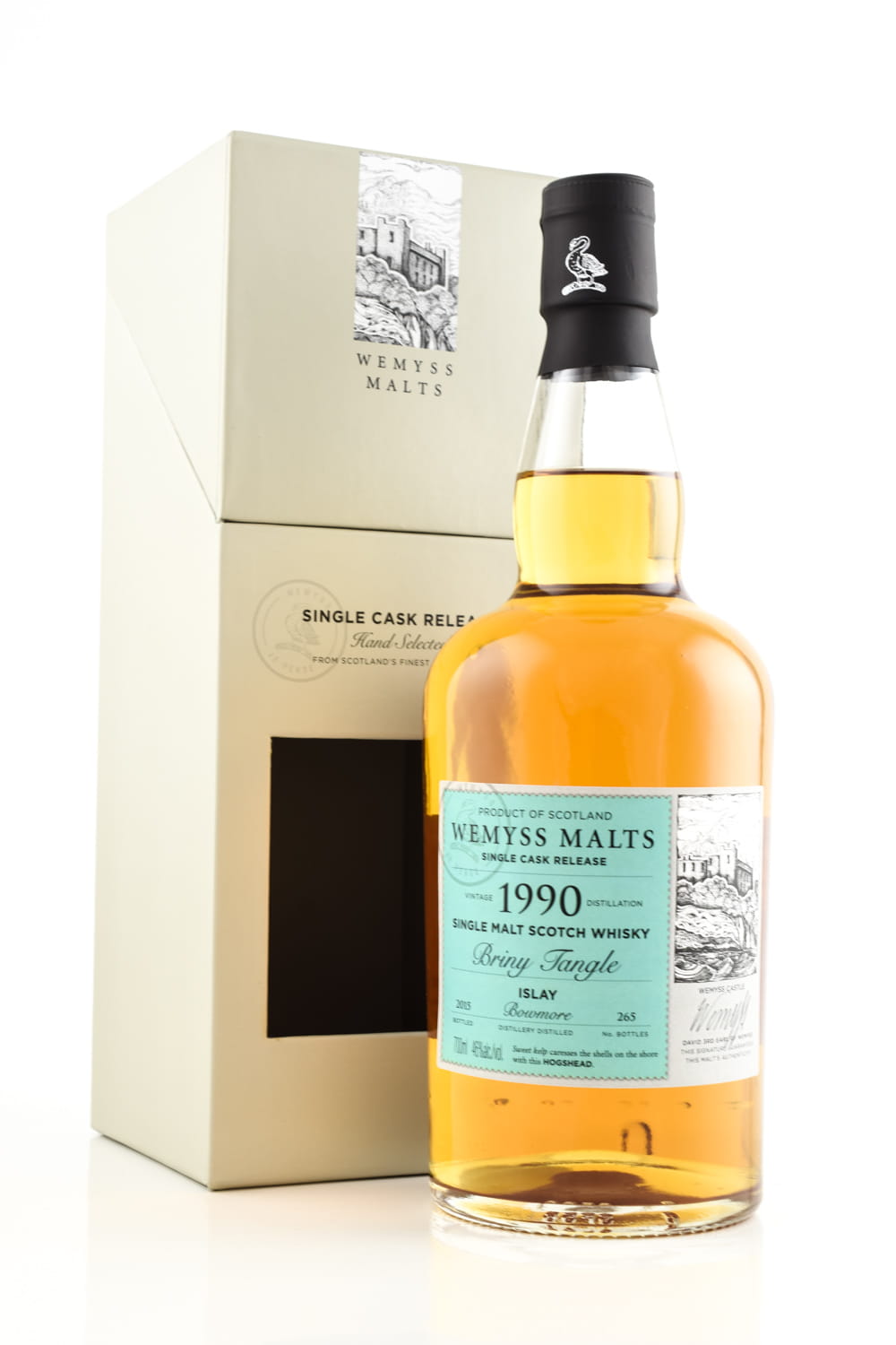 "Briny Tangle" 1990/2015 Single Sherry Hogshead Bowmore Wemyss Malts 46% vol. 0,7l