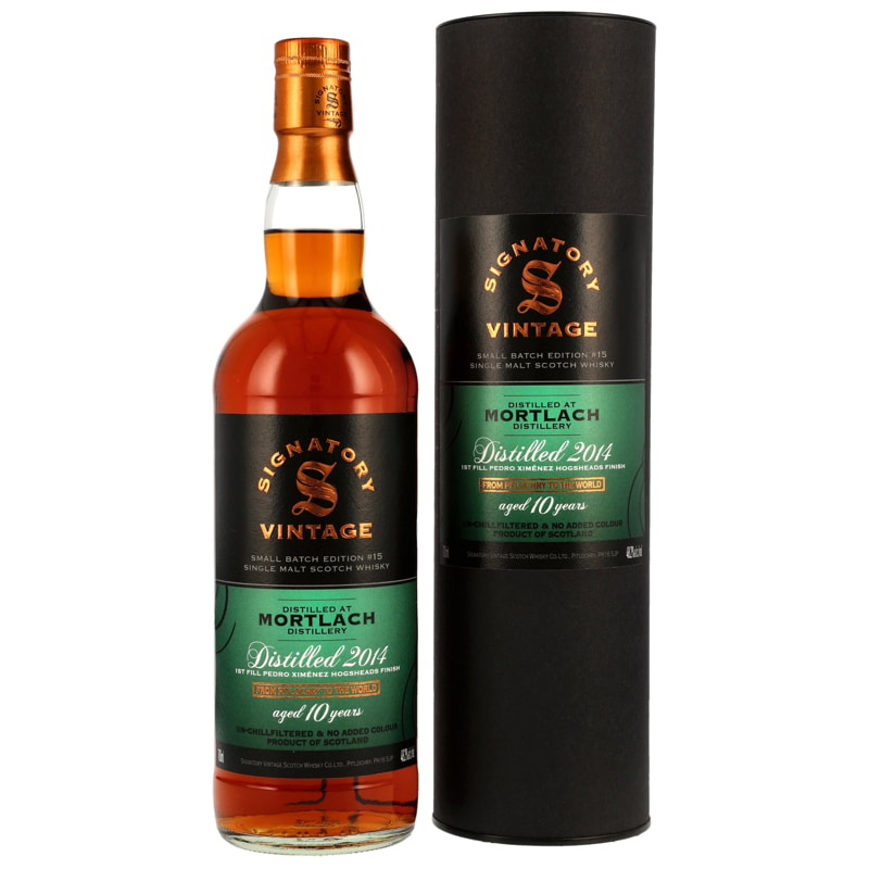 Mortlach 10 Jahre Small Batch Edition #15 Signatory