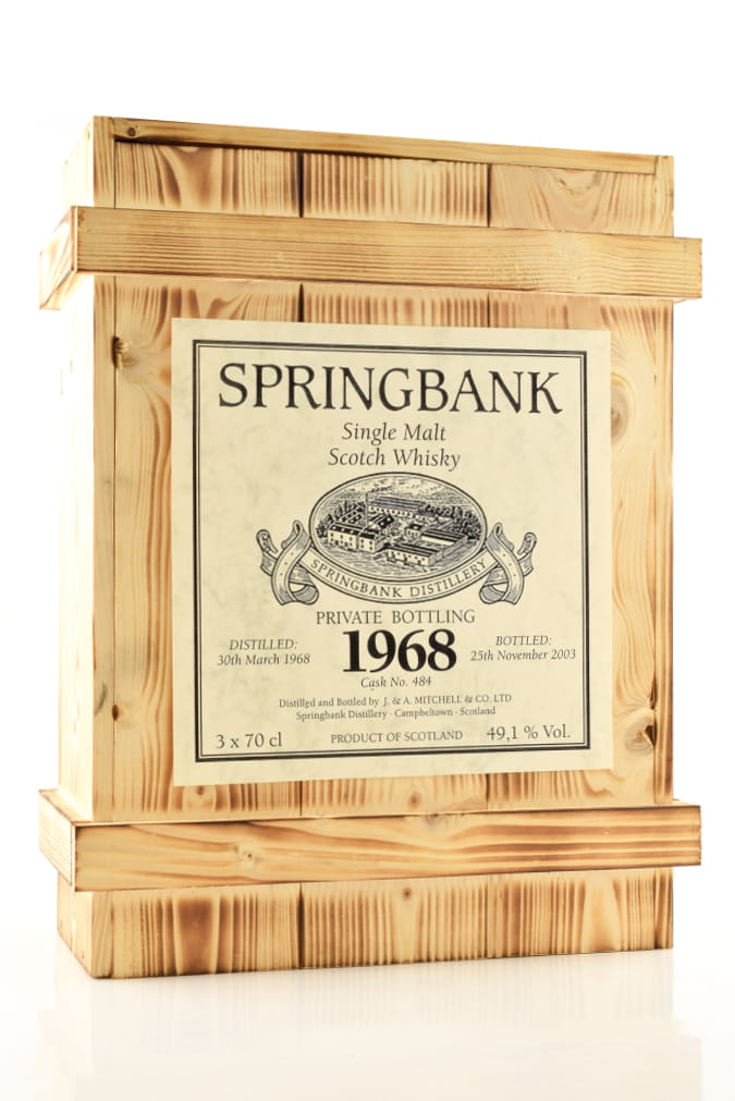 Spring Bank Private Bottling 1968 wooden box Spring Bank Private Bottling 1968 wooden box