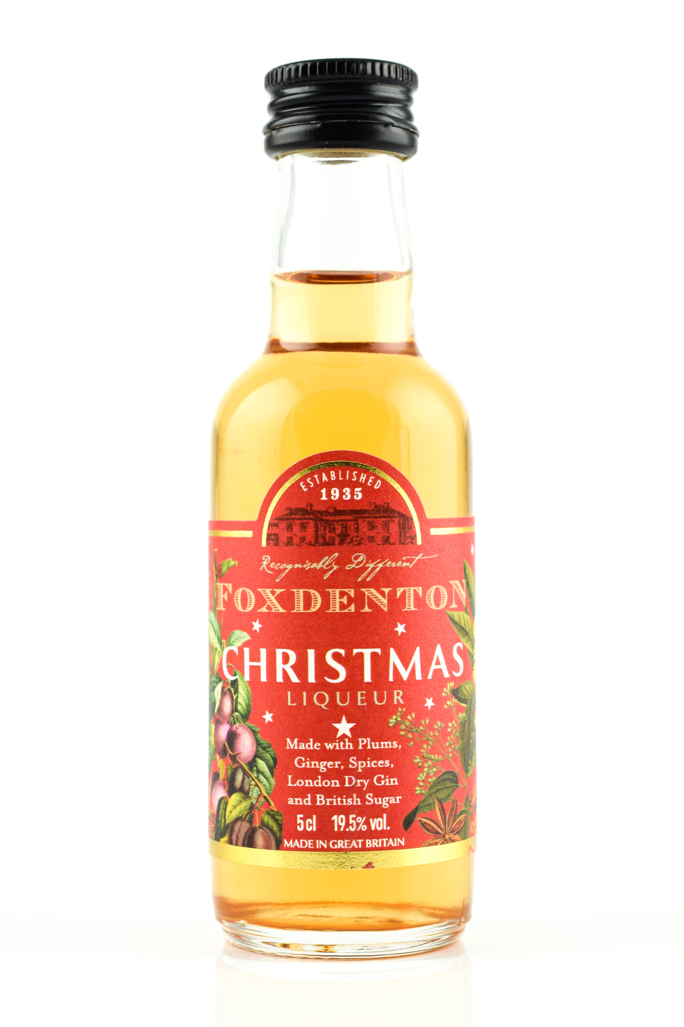 Foxdenton Christmas Gin Liqueur 19,5%vol. 0,05l Foxdenton Christmas Gin Liqueur 19,5%vol. 0,05l