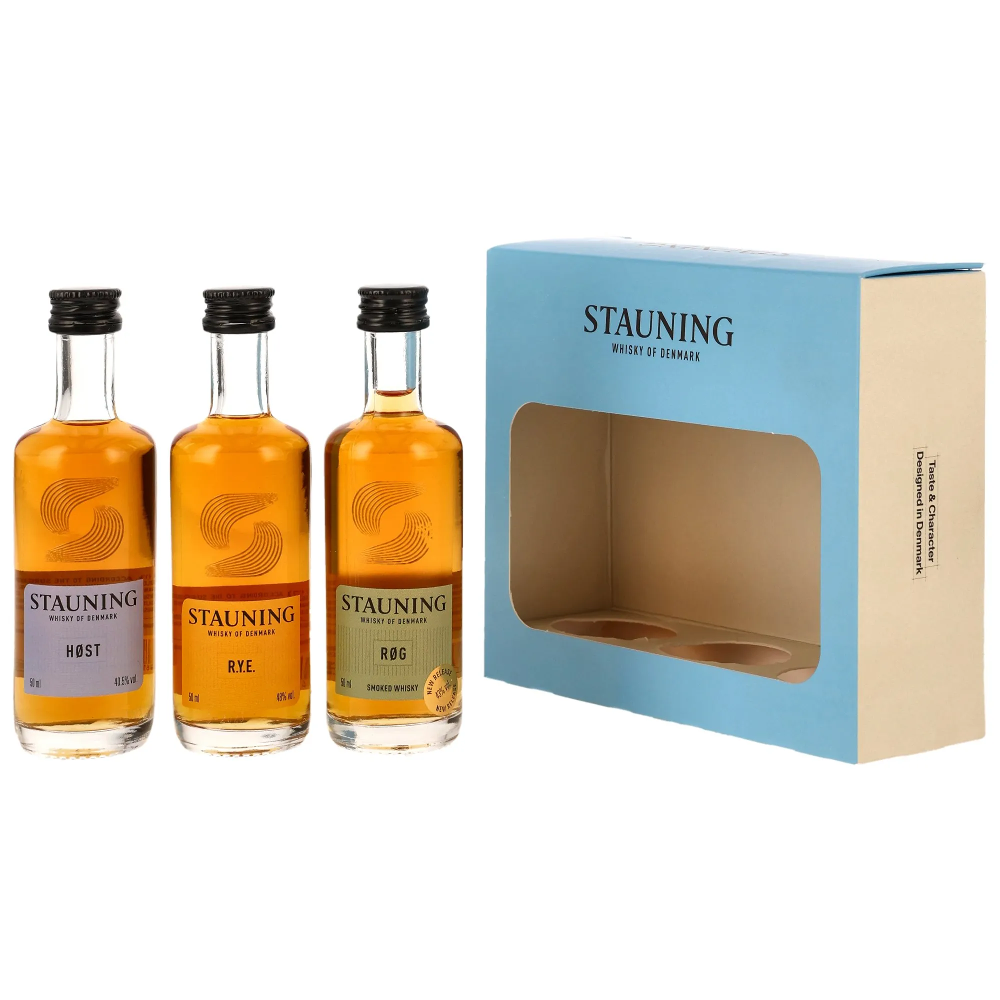 Stauning Core Set Mini Collection - Danish Whisky - 43,83%