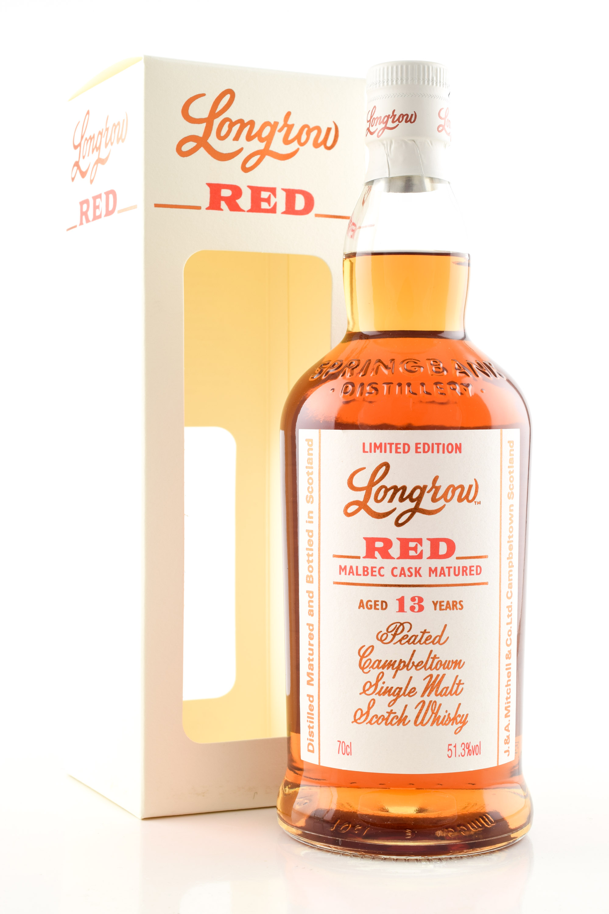 Longrow Red 13 Year Old Fresh Malbec Cask Matured 51.3% vol. 0,7l Longrow Red 13 Year Old Fresh Malbec Cask Matured 51.3% vol. 0,7l