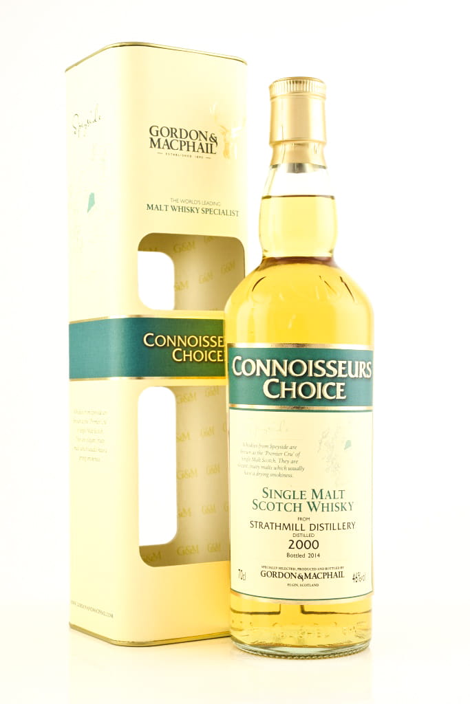 Strathmill 2000/2014 1st Fill Bourbon Barrels Gordon & MacPhail Connoisseurs Ch. 46%vol. 0,7l