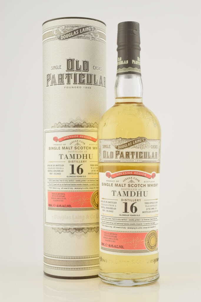 Tamdhu 16 Year Old Refill Hogshead 1998/2014 Douglas Laing "Old Particular" 48.4% vol. 0,7l Tamdhu 16 Year Old Refill Hogshead 1998/2014 Douglas Laing "Old Particular" 48.4% vol. 0,7l
