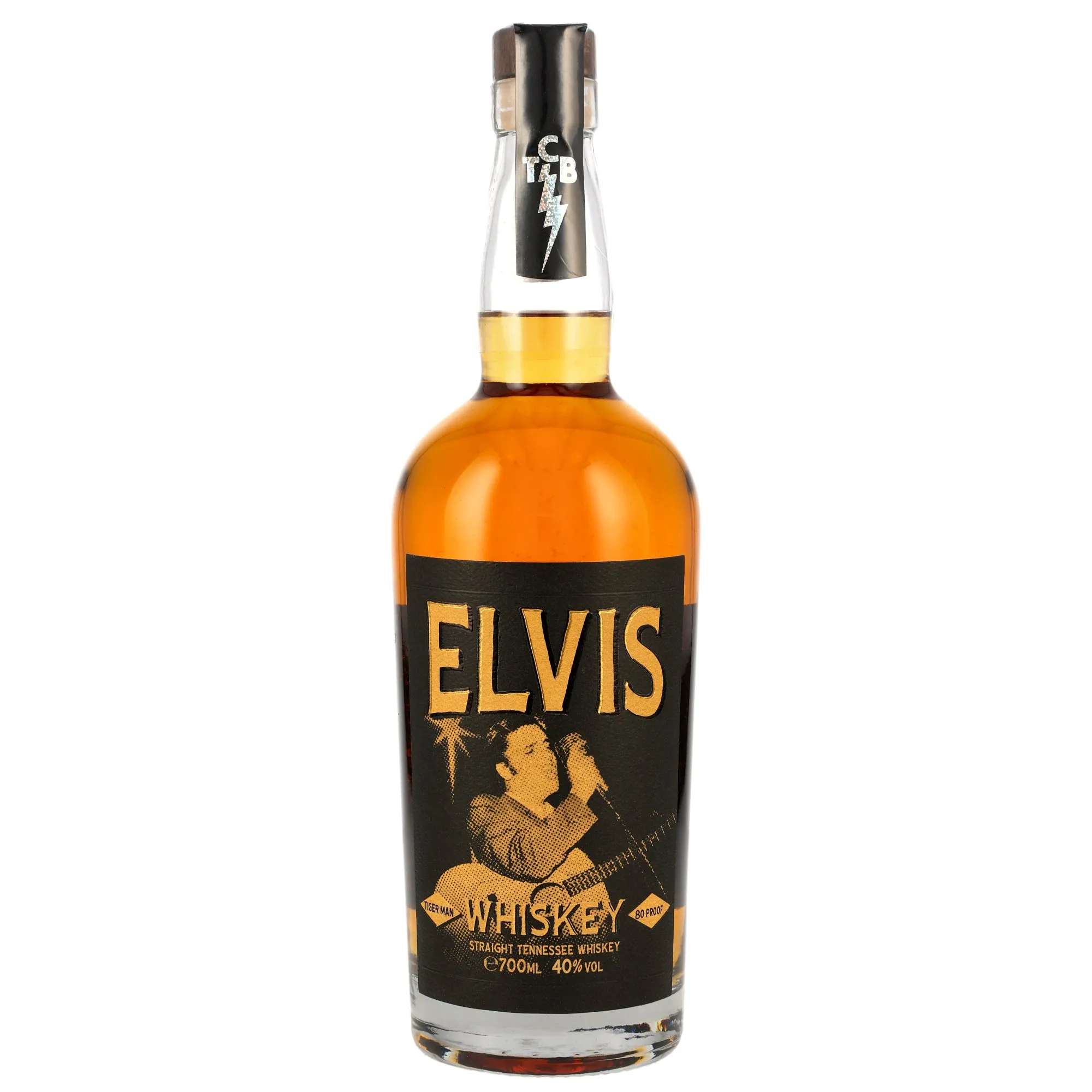 Elvis Tiger Man Straight Tennessee Whiskey 2 Year Old, American White Oak Cask, 40%