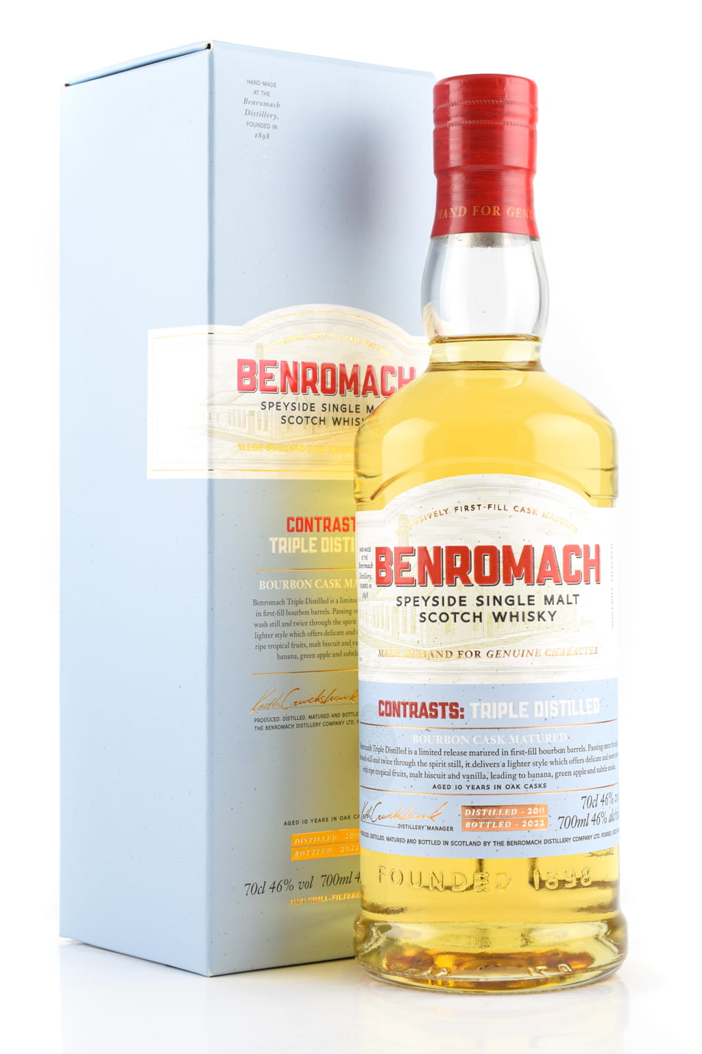 Benromach 10 Jahre Contrasts: Triple Distilled Benromach 10 Jahre Contrasts: Triple Distilled