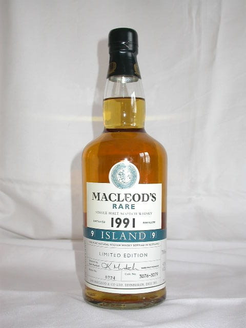MacLeod's Rare 1991 Cask No. 3076-3079 (Talisker) 43%vol. 0,7l