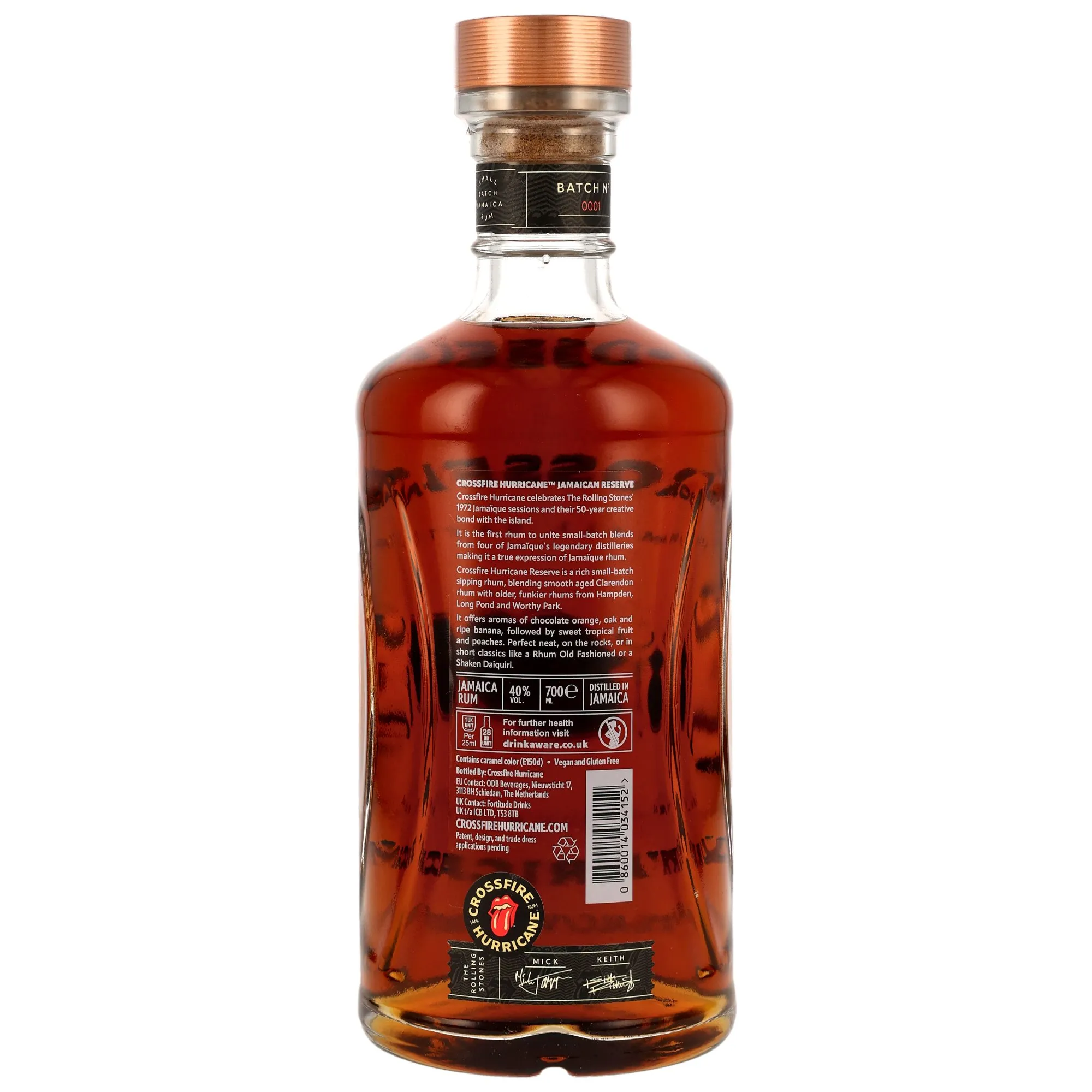 Rolling Stones Crossfire Hurricane Reserve Rum