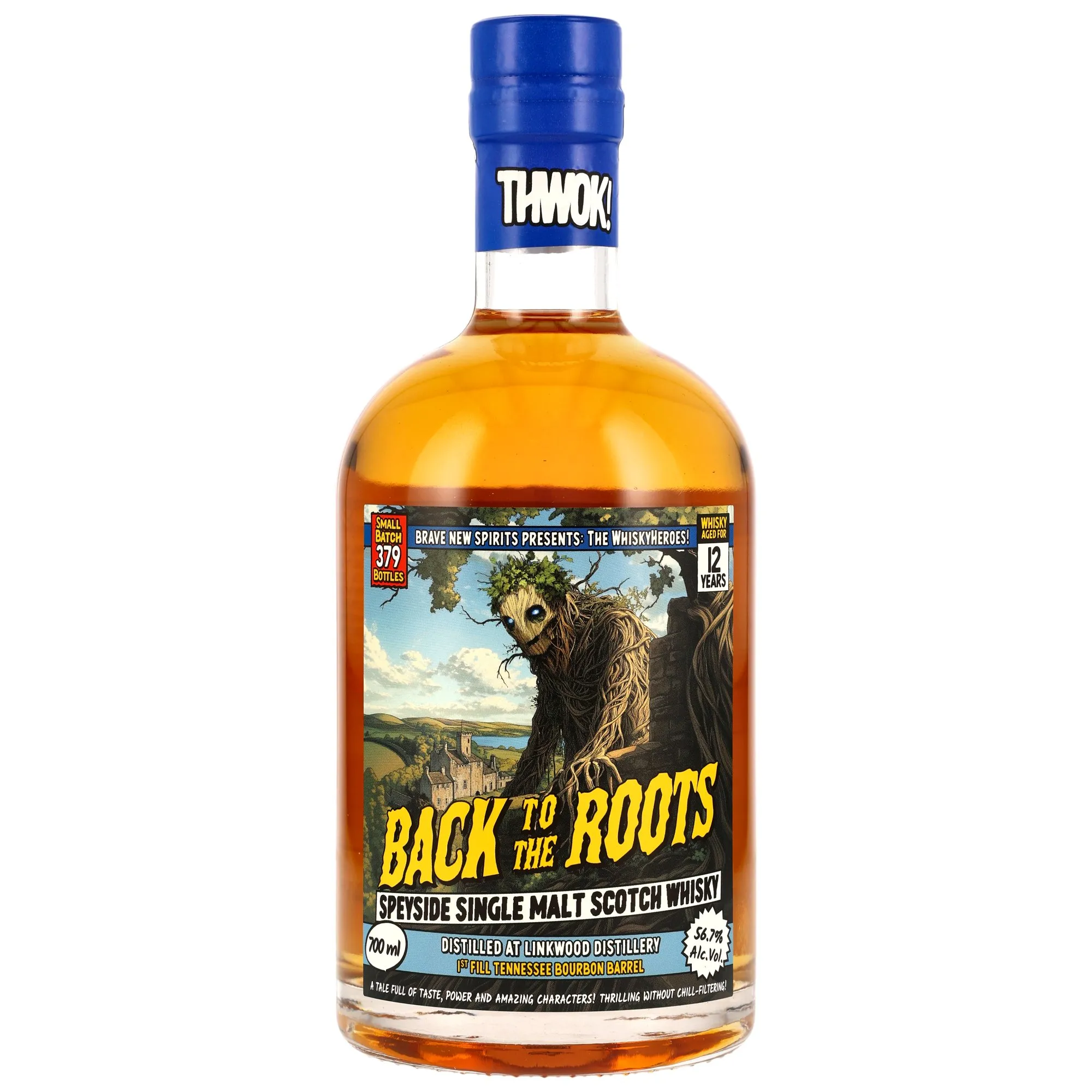 Linkwood Whiskyheroes: Back to the Roots 12 Year Old, Bourbon Cask, Cask #2312111 & 2312115/2015, Brave New Spirits, 56.7%