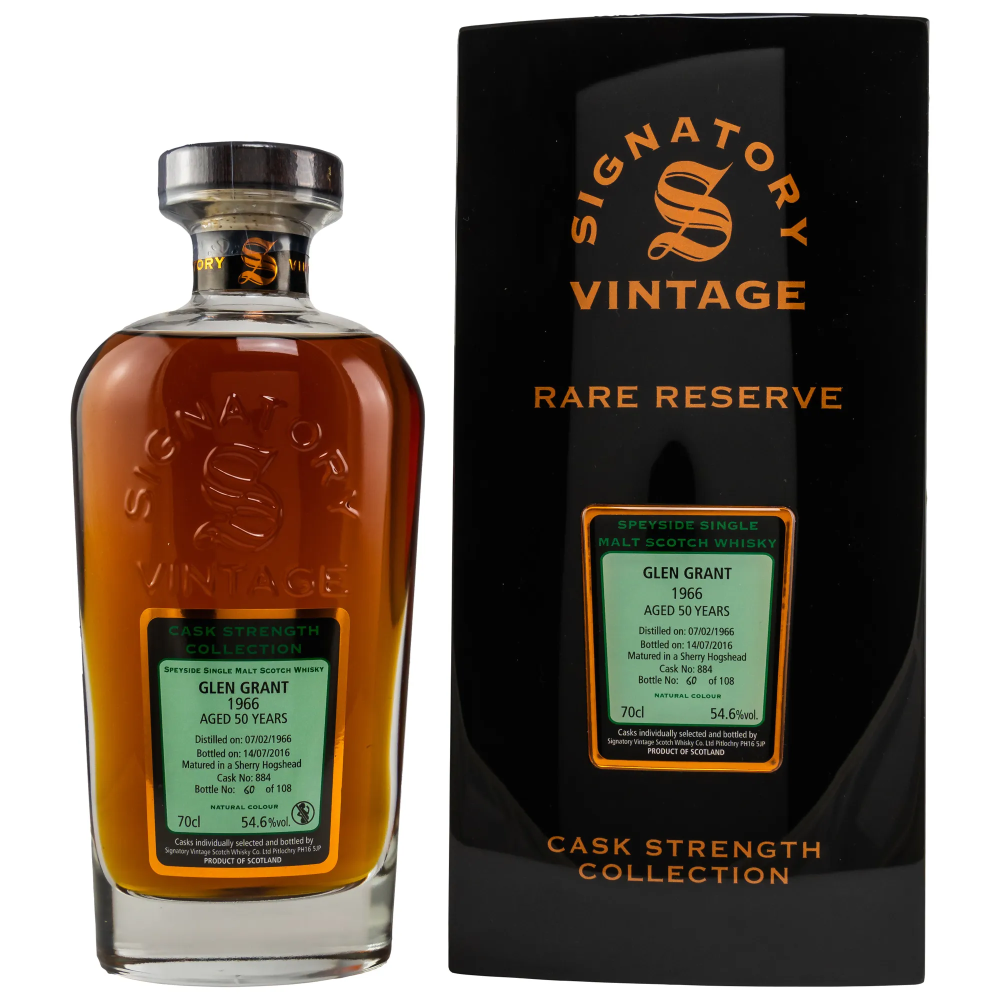 Glen Grant 1966/2016 50 Jahre Sherry Hogshead Sig RR
