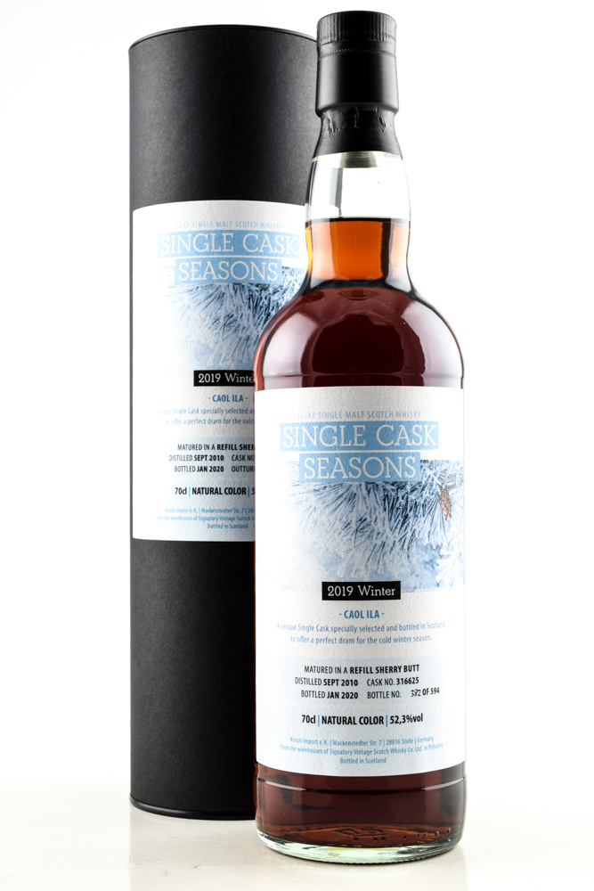 Caol Ila 9 year old Refill Sherry Butt Single Cask Seasons Signatory 52,3%vol. 0,7l