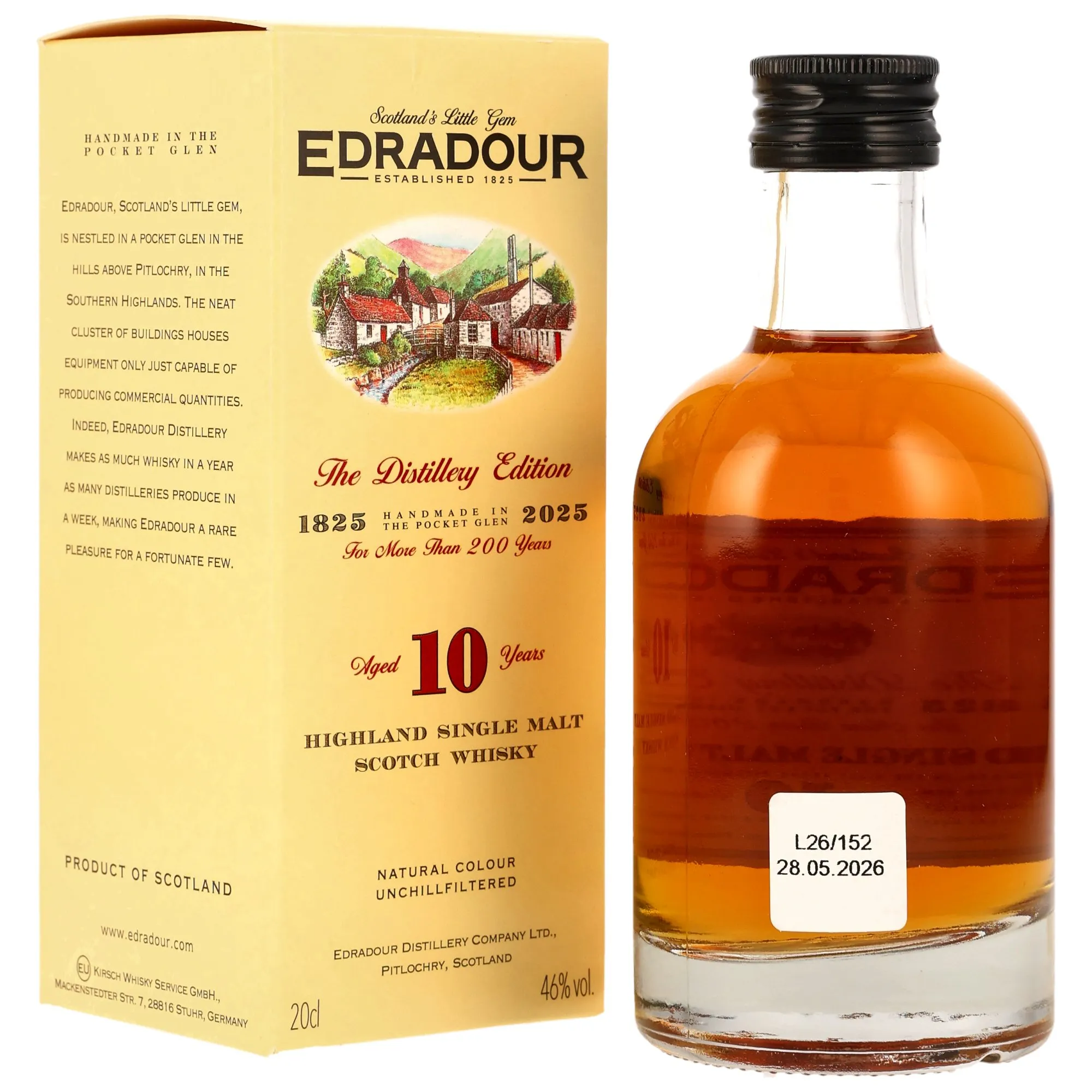 Edradour 10 Jahre - 200ml - 46%