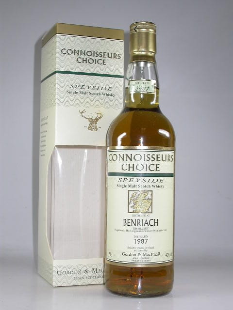 Benriach 1987/2007 Gordon & MacPhail Connoisseurs Ch. 43%vol. 0,7l