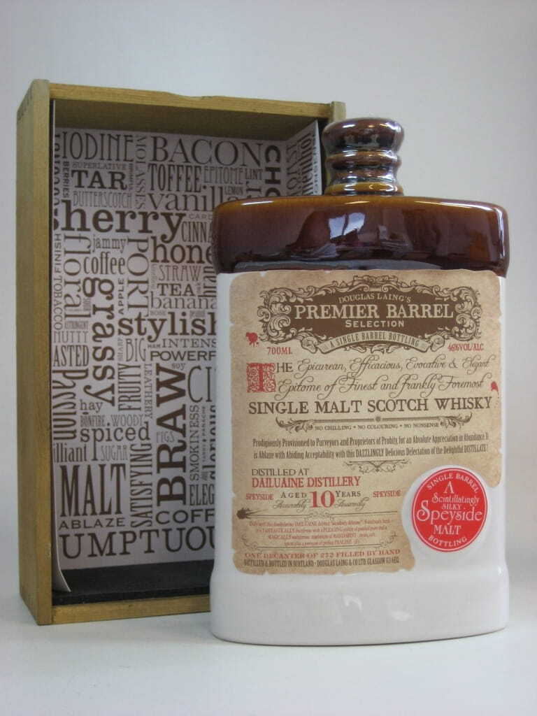 Dailuaine 10 Jahre Single Barrel "Keramikflasche" Douglas Laing "Premier Barrel" 46%vol. 0,7l