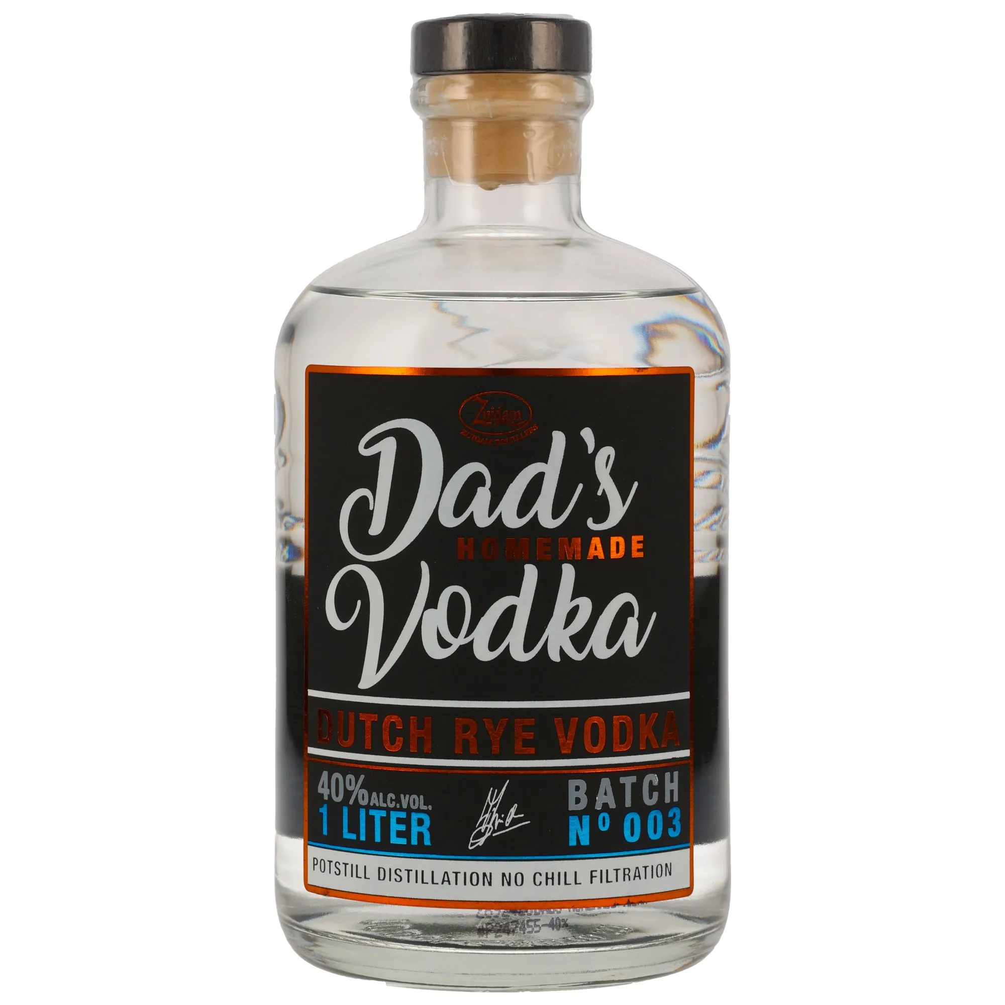 Zuidam Dad's Homemade Vodka - LITER