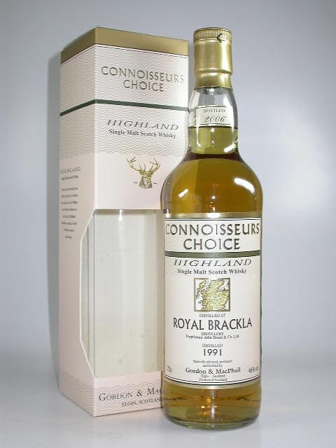 Royal Brackla 1991/2006 Gordon & MacPhail Connoisseurs Ch. 46%vol. 0,7l