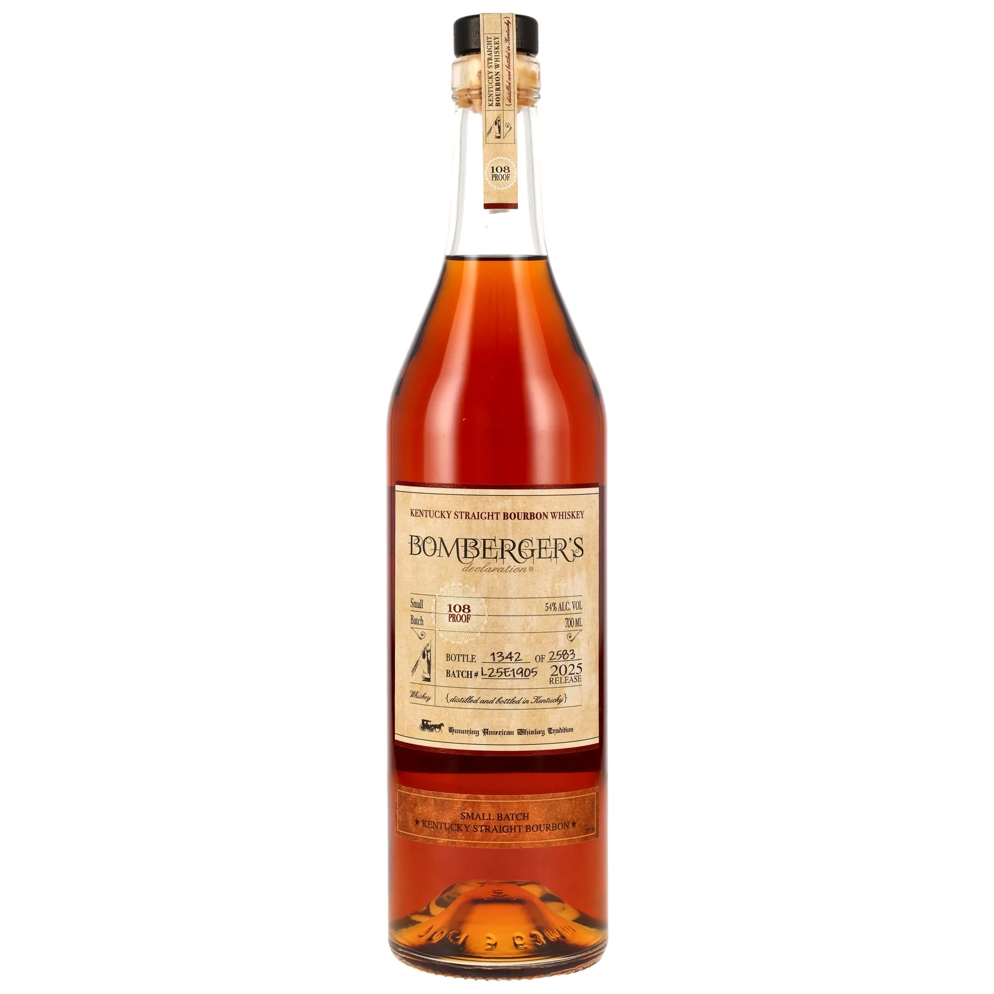 Bomberger´s Declaration Kentucky Straight Bourbon 2025