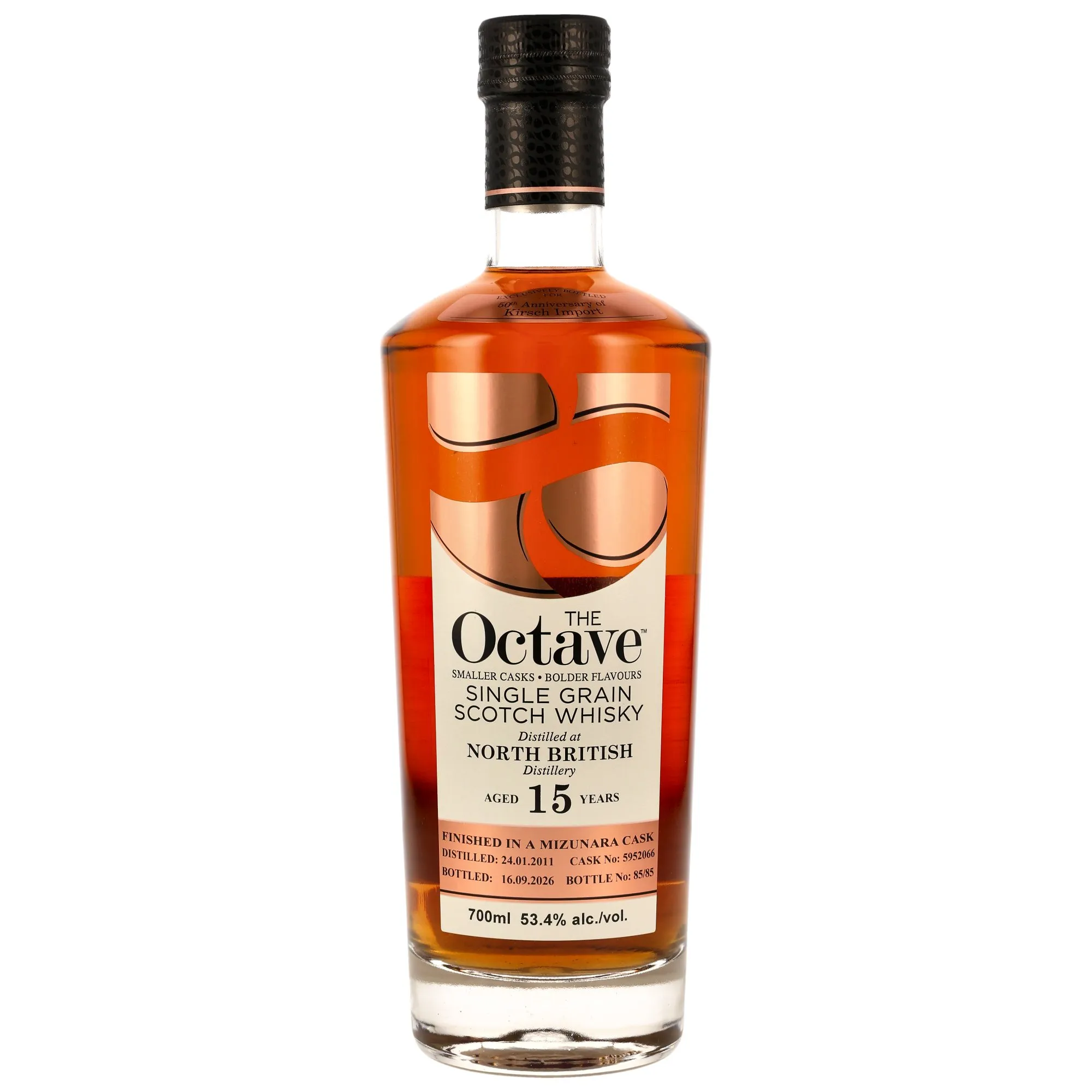 North British 2011/2026 - 15 Year Old - Mizunara Cask Finish #5952066 -The Octave - 50th Anniversary Kirsch Import