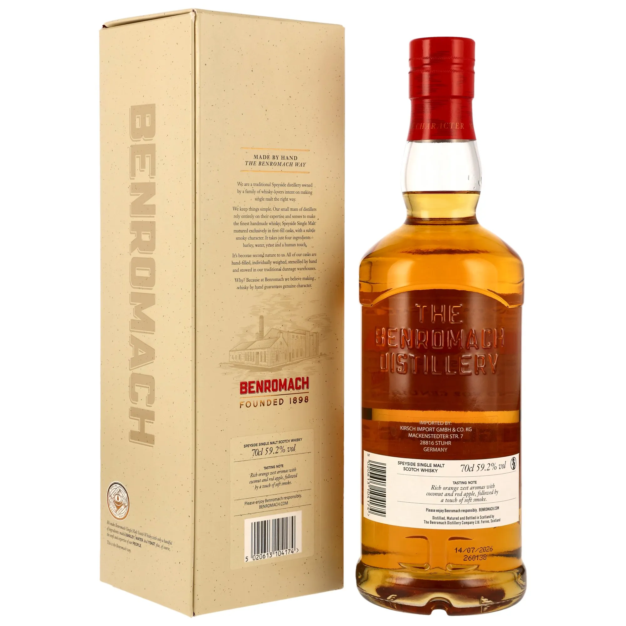 Benromach 2012/2026 - 14 Jahre - 1st Fill Bourbon Barrel #11