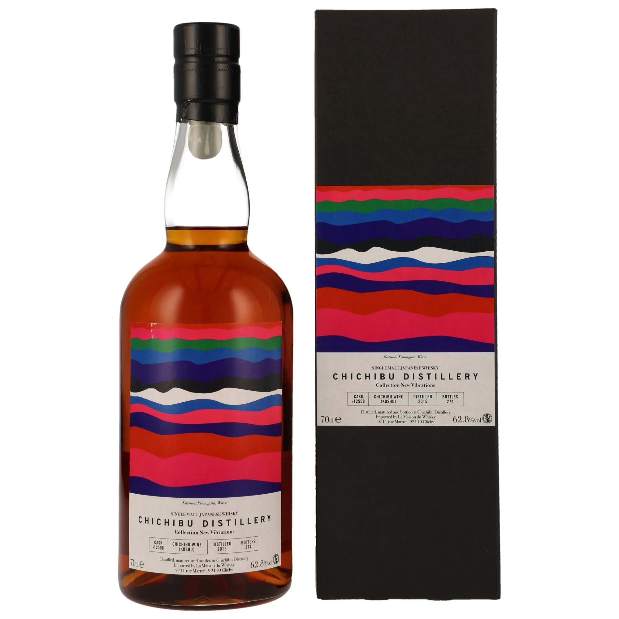 Chichibu Single Malt - 8 Jahre - Koshu Wine Cask No #12508 - New Vibrations