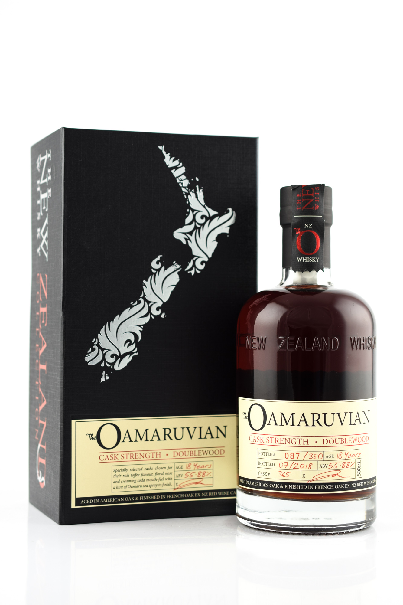 The Oamaruvian 18 Jahre Double Wood 55,88%vol. 0,5l