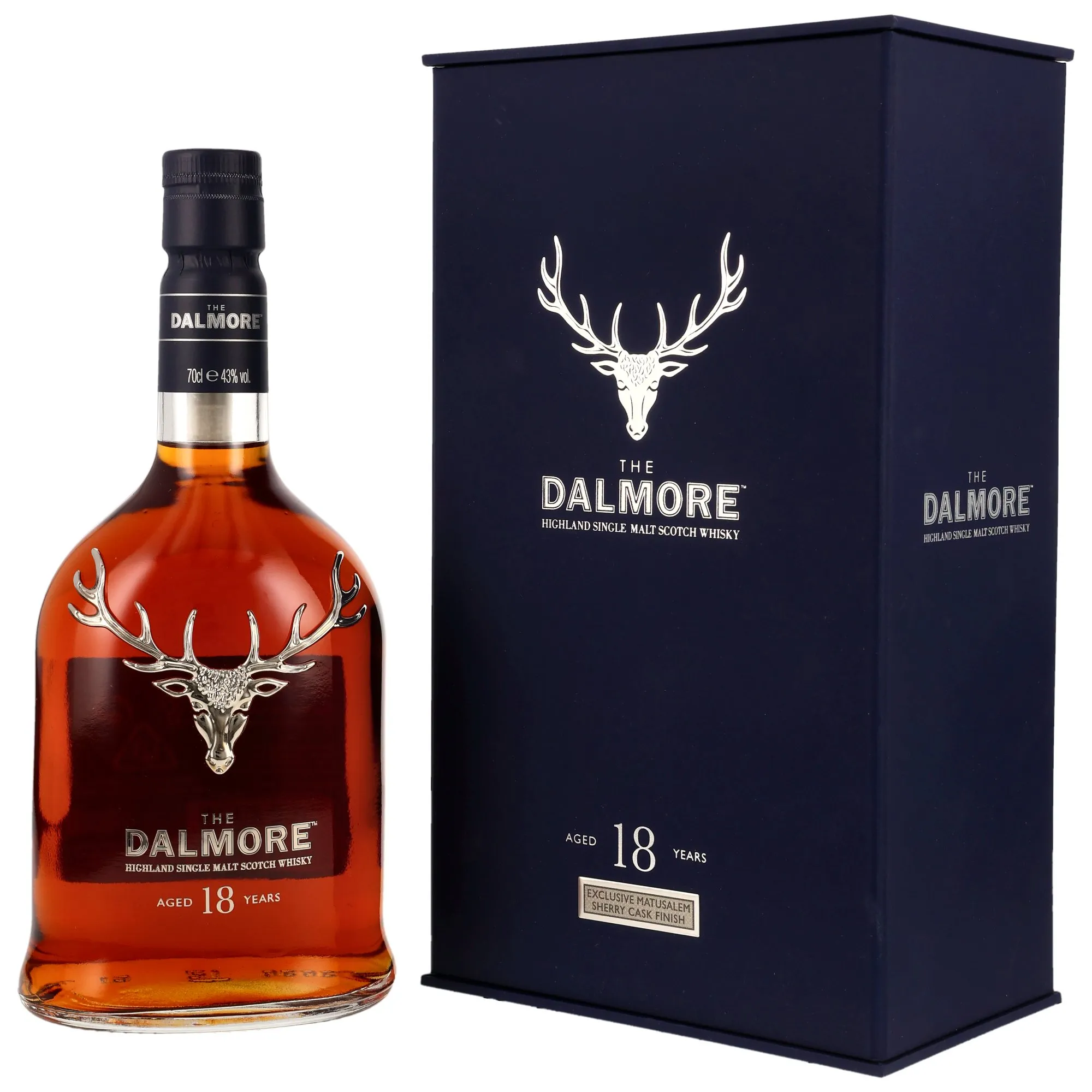 The Dalmore 18 Year Old Matusalem Sherry Cask Finish, Bourbon & Sherry Cask, 43%