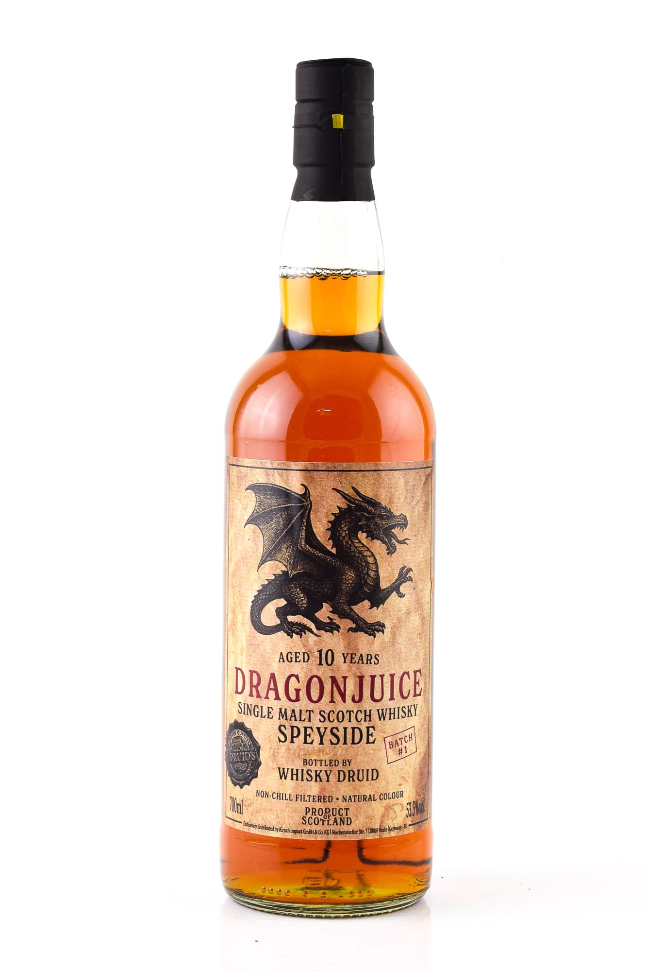 Dragonjuice 10 Jahre Batch #1 Whisky Druid