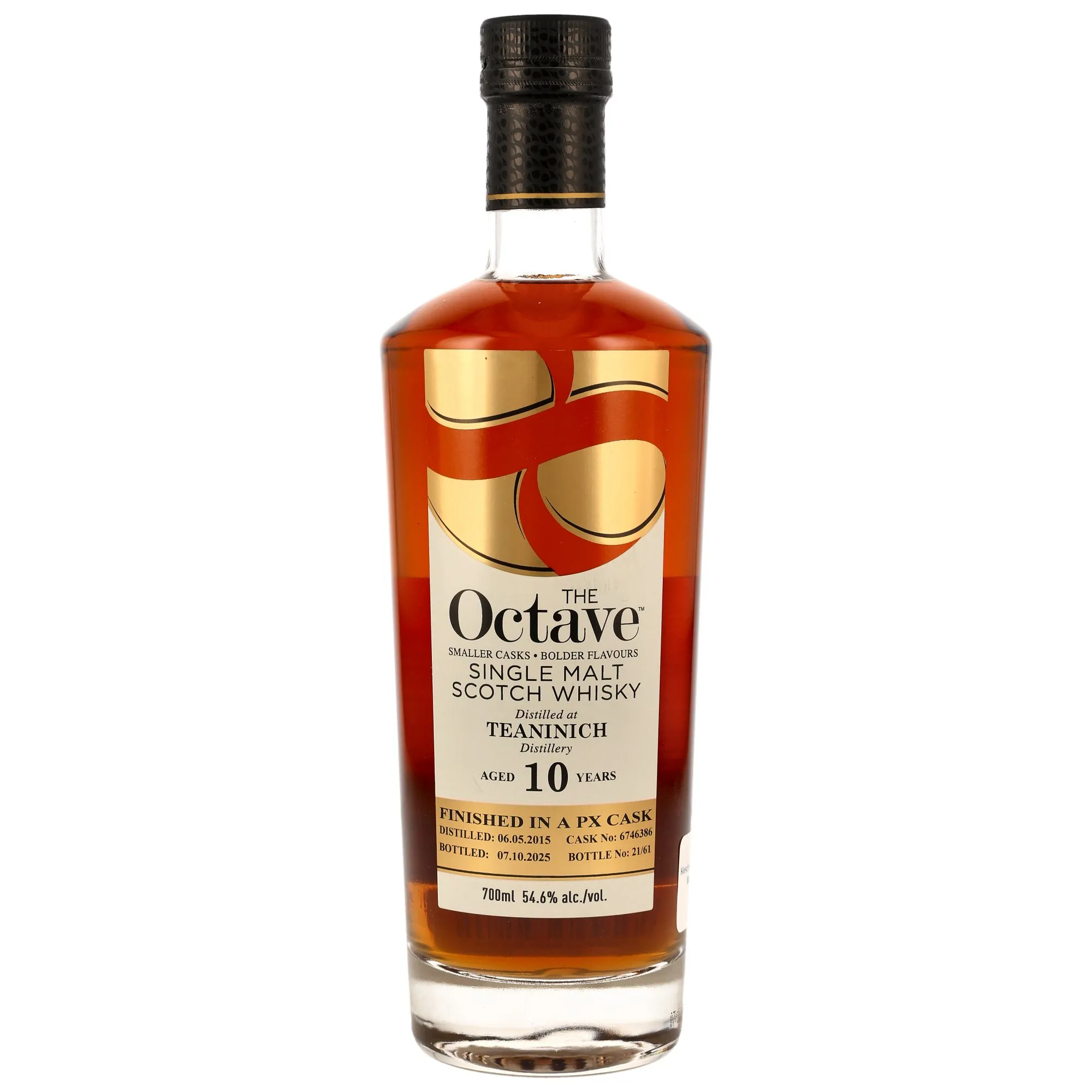 Teaninich The Octave PX Sherry Cask Finish 10 Year Old, PX Sherry Cask, Cask #6746386, 2015, Duncan Taylor, 54.6%