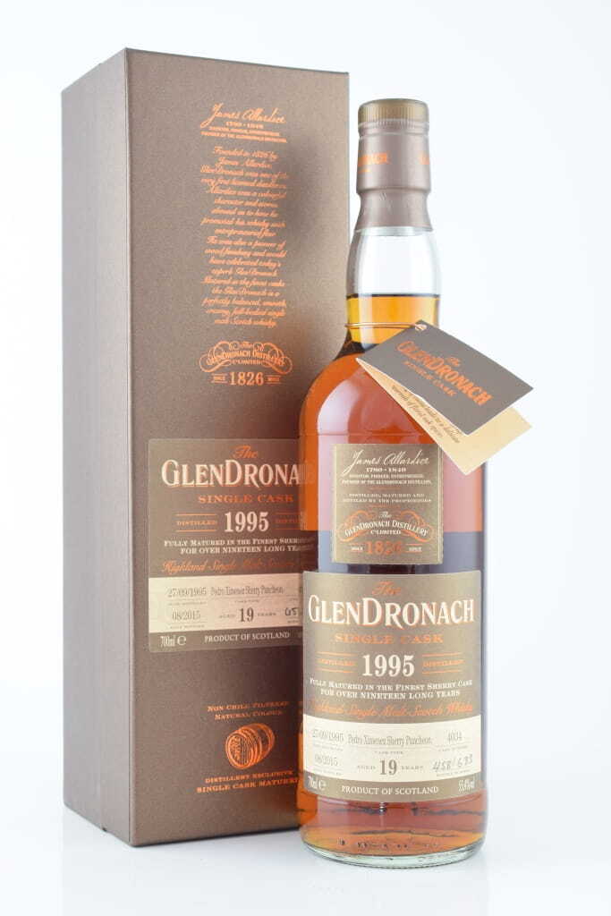 Glendronach 19 Year Old 1995/2015 Single Cask # 4034 55.4% vol. 0,7l Glendronach 19 Year Old 1995/2015 Single Cask # 4034 55.4% vol. 0,7l