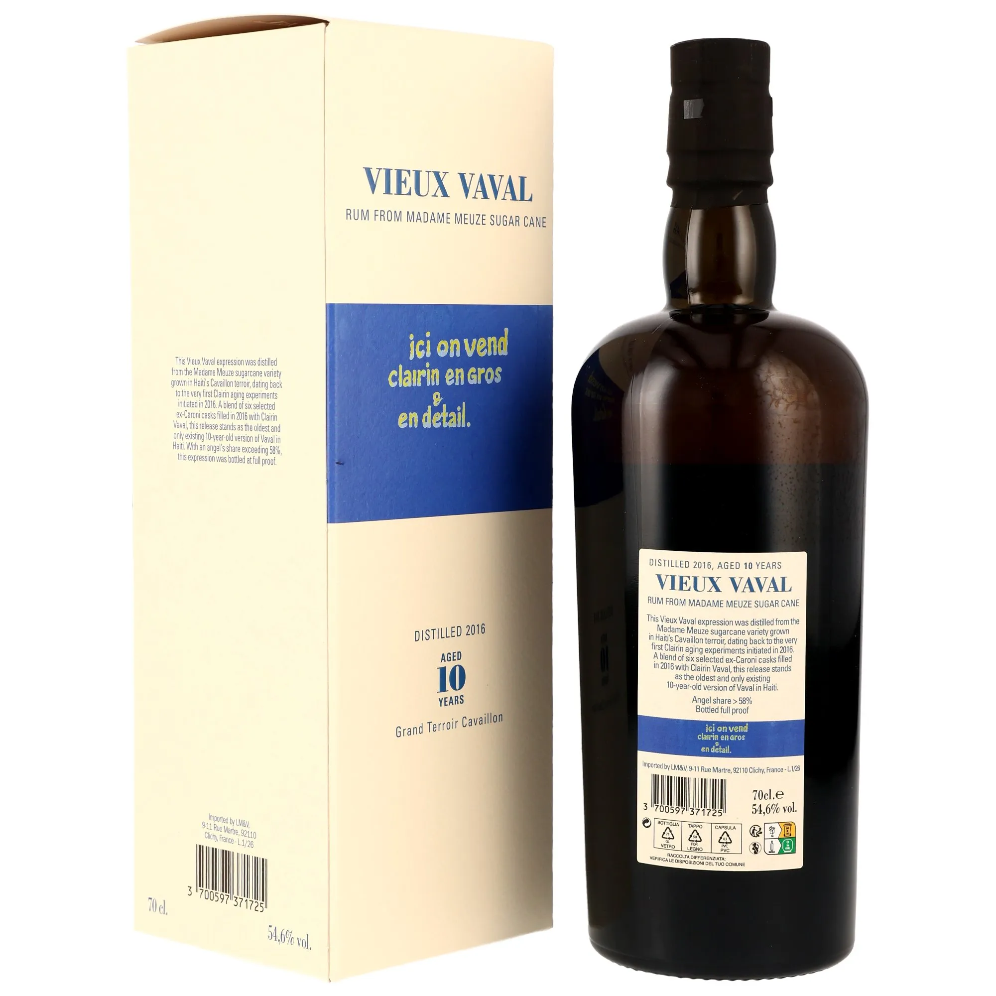 Vieux Vaval 2016/2026 - 10 Jahre - Small Batch Ex-Caroni Cask