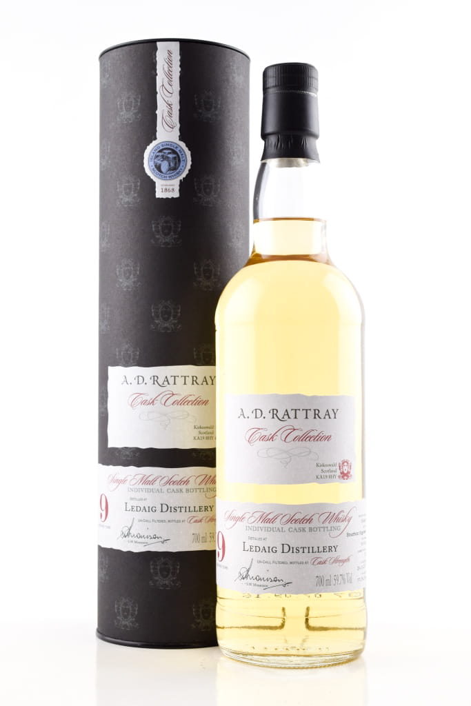 Ledaig 9 Jahre 2007/2016 A.D. Rattray 59,7%vol. 0,7l