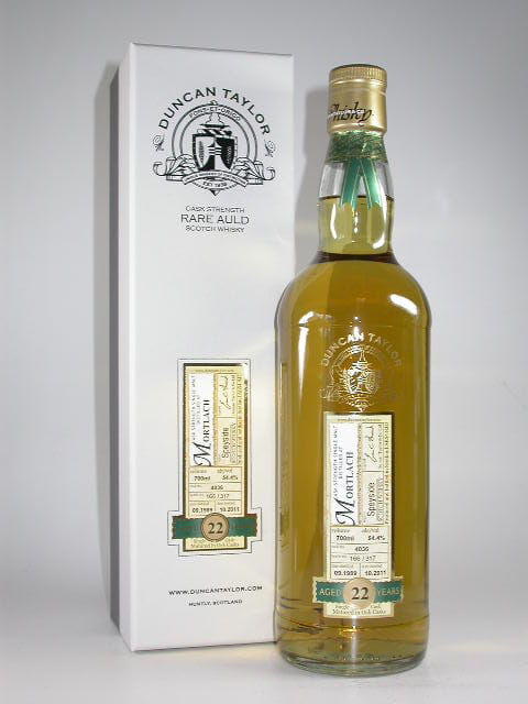 Mortlach 22 Jahre 1989/2011 Rare Auld Duncan Taylor 54,4%vol. 0,7l