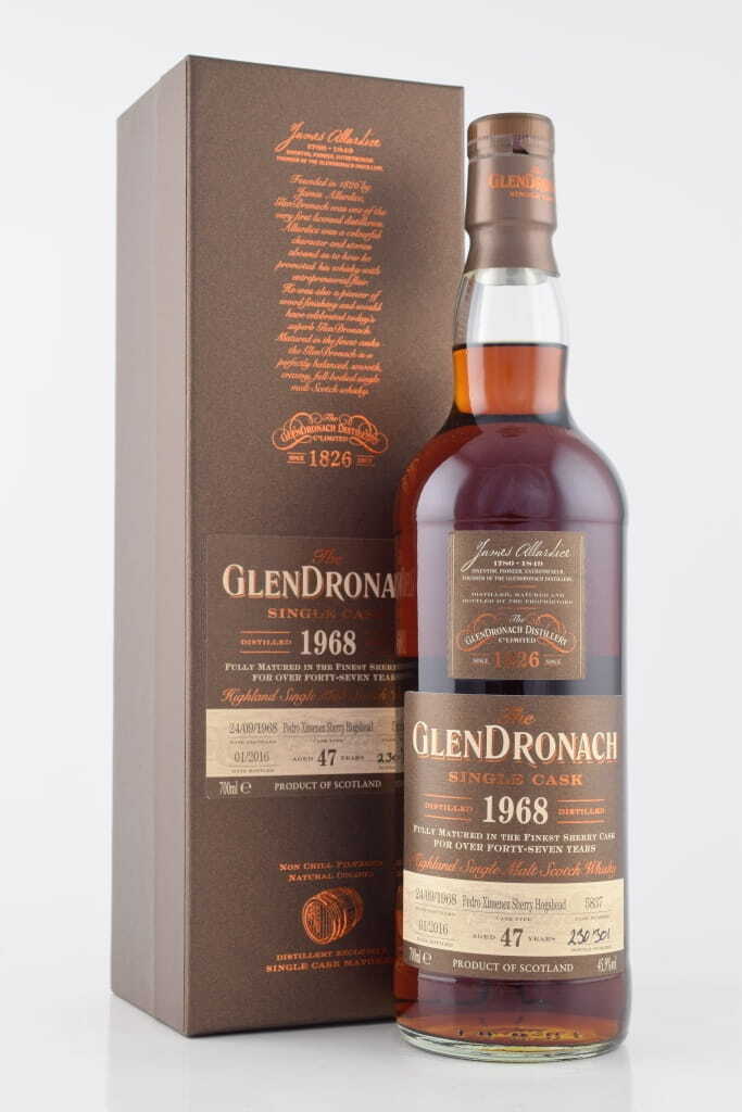 Glendronach 47 Year Old 1968/2016 Single Cask # 5837 45.9% vol. 0,7l Glendronach 47 Year Old 1968/2016 Single Cask # 5837 45.9% vol. 0,7l