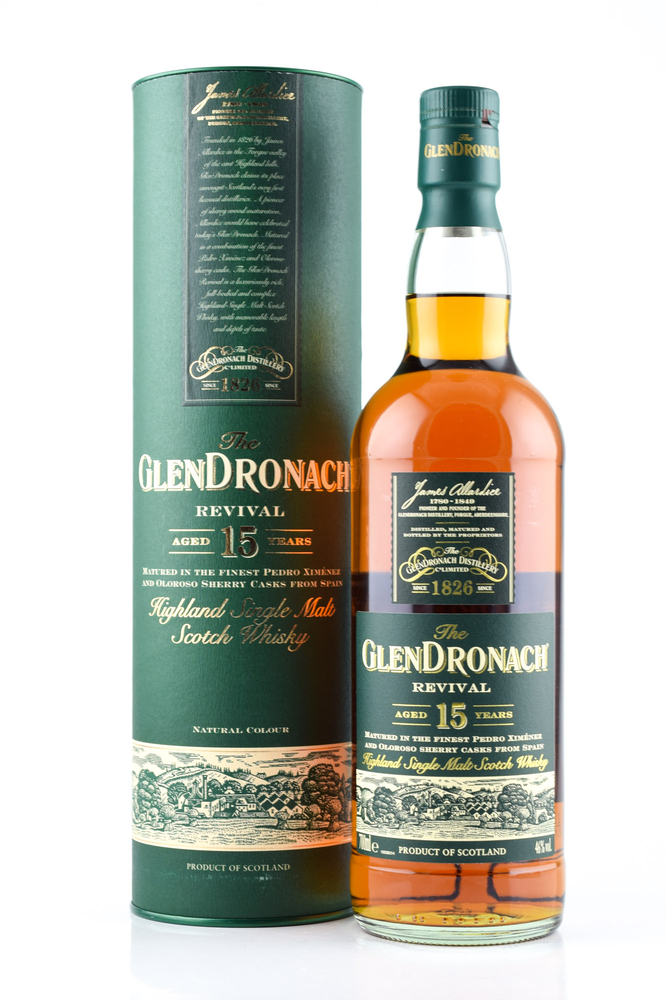 Glendronach Revival 15 year old 46%vol. 0,7l Glendronach Revival 15 year old 46%vol. 0,7l