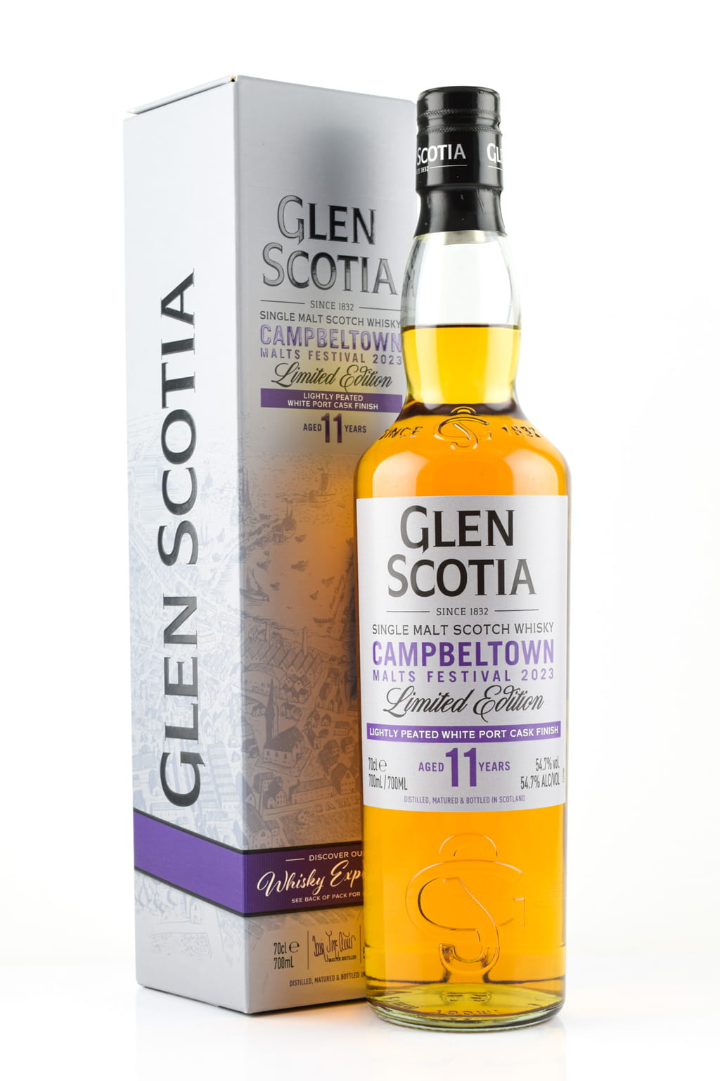 Glen Scotia 11 year old Lightly Peated White Port Cask Finish Campbeltown Malts Festival 2023 Glen Scotia 11 year old Lightly Peated White Port Cask Finish Campbeltown Malts Festival 2023