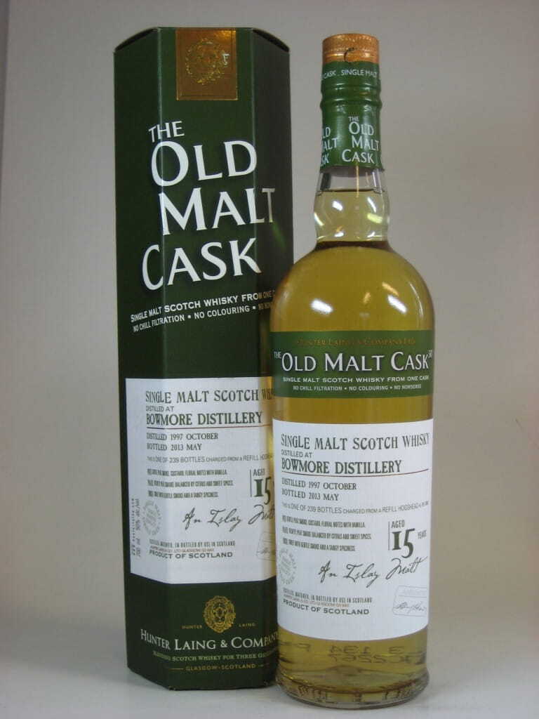 Bowmore 15 Jahre 1997/2013 Hunter Laing "Old Malt Cask" 50%vol. 0,7l
