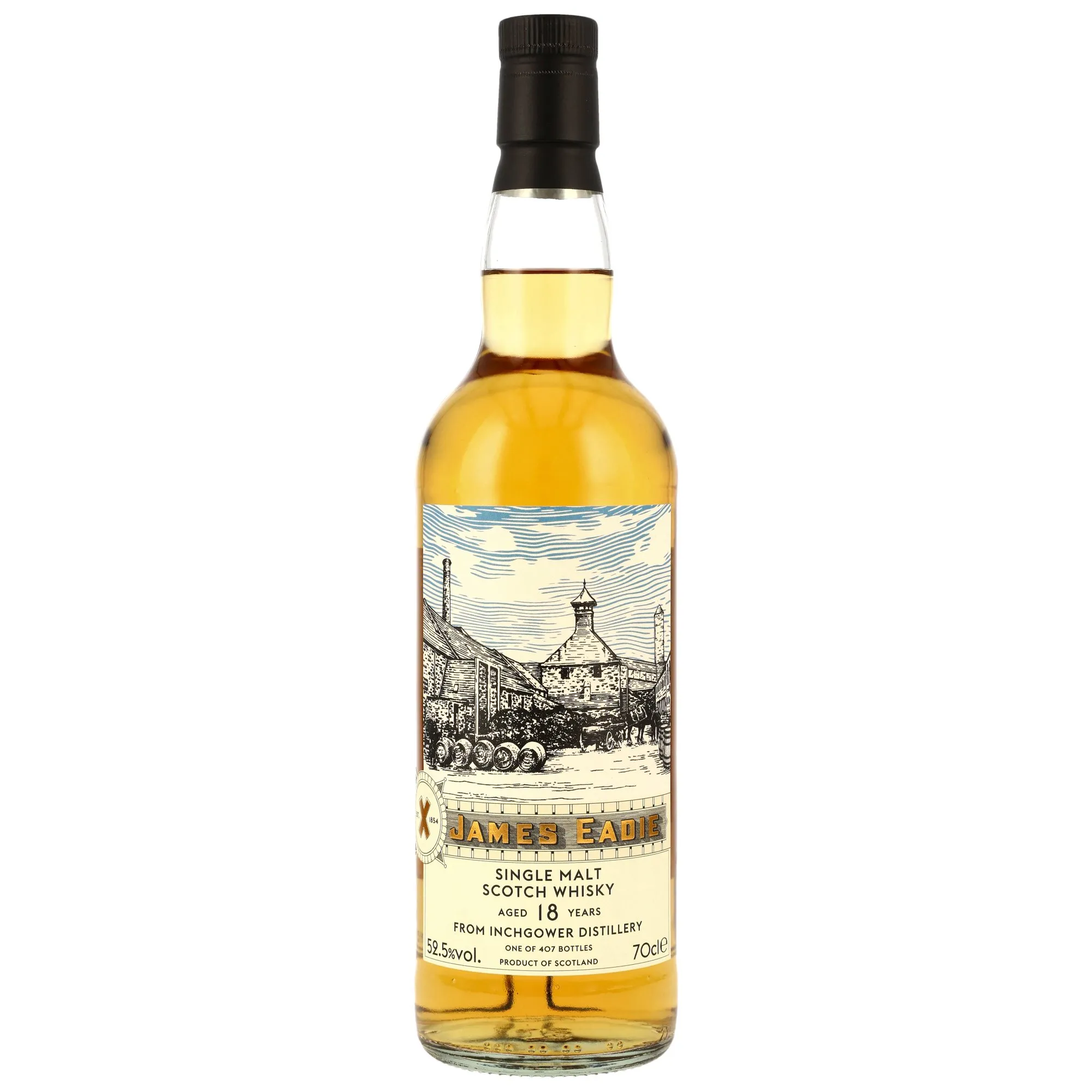 Inchgower 2007/2026 - 18 Jahre - Refill Hogshead #801639 - James Eadie