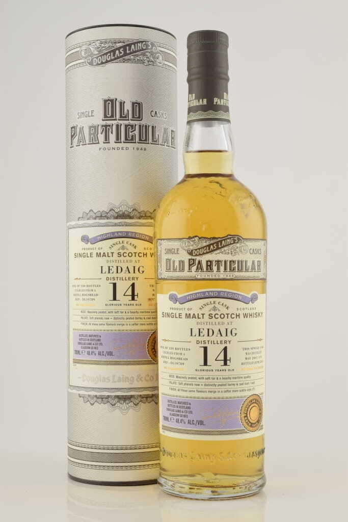 Ledaig 14 Year Old Refill Hogshead 2001/2015 Douglas Laing "Old Particular" 48.4% vol. 0,7l Ledaig 14 Year Old Refill Hogshead 2001/2015 Douglas Laing "Old Particular" 48.4% vol. 0,7l